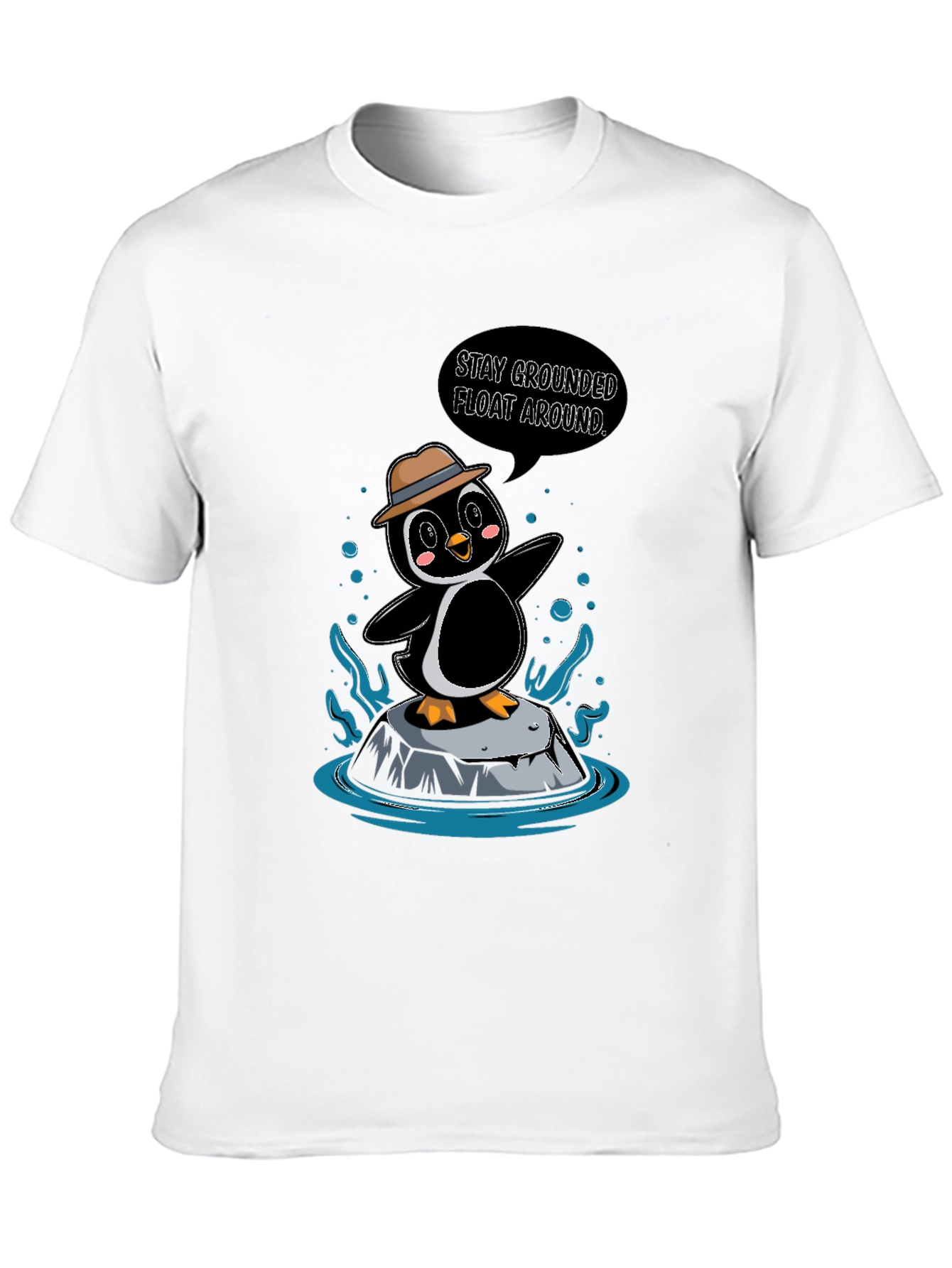 Stay Grounded Penguin Graphic Tee