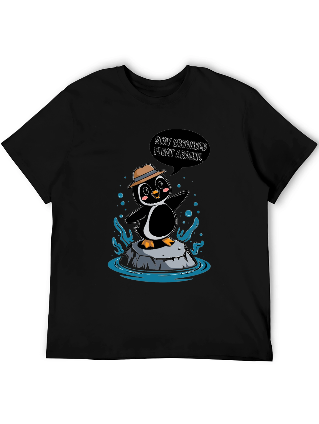 Stay Grounded Penguin Graphic Tee