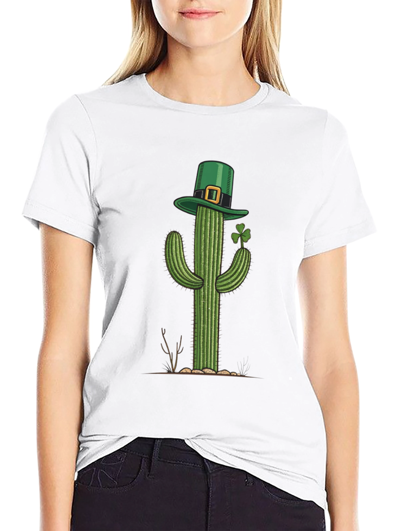 St Patricks Day Cactus T-Shirt