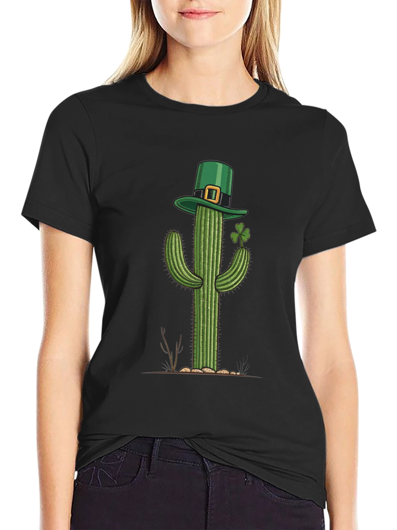 St Patricks Day Cactus T-Shirt
