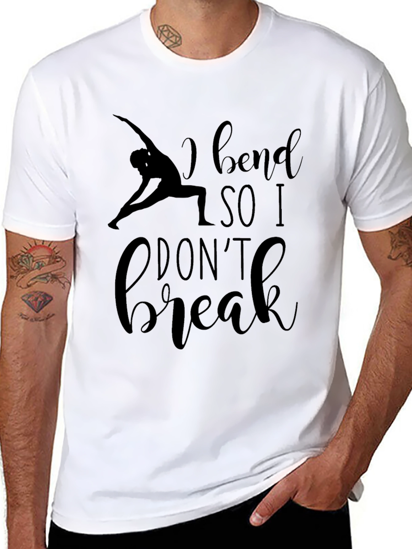 I Bend So I Dont Break Graphic Tee