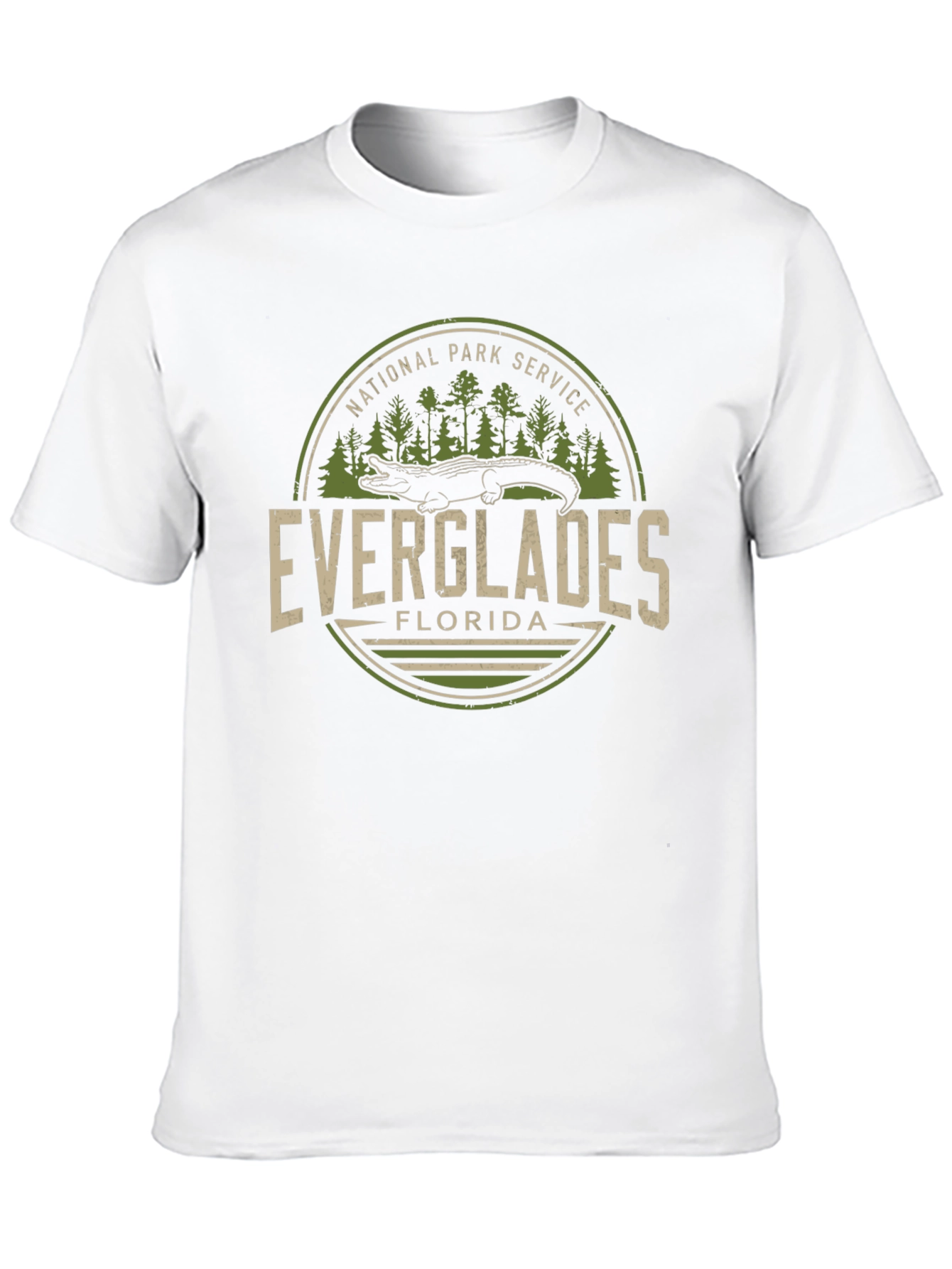 Everglades Florida National Park Service Black T-Shirt