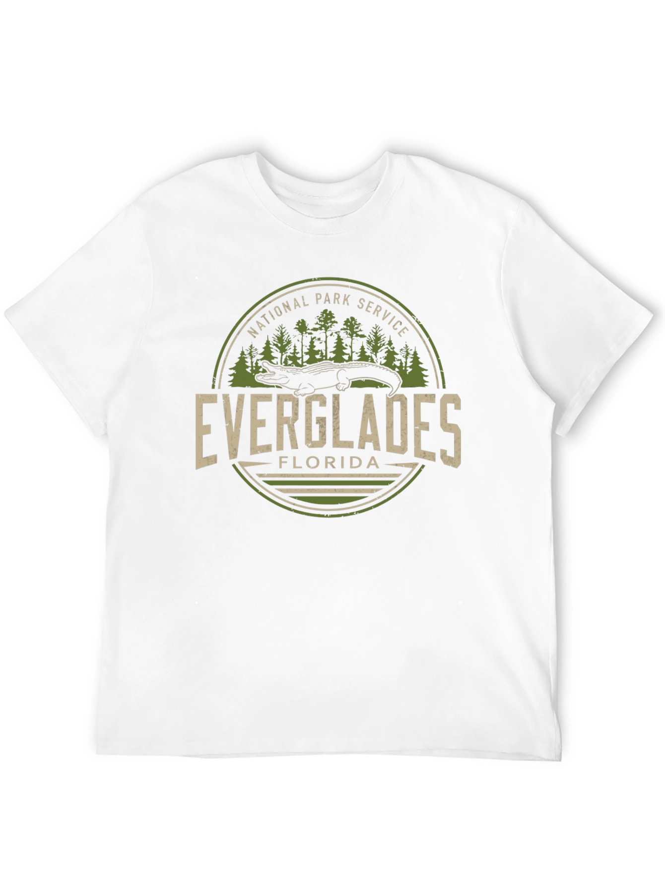 Everglades Florida National Park Service Black T-Shirt