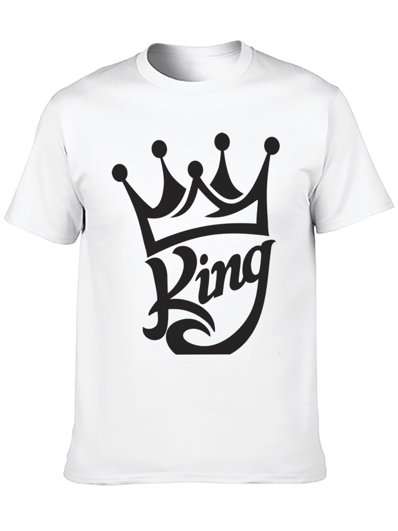 King Crown Graphic T-Shirt - Mens Black Tee