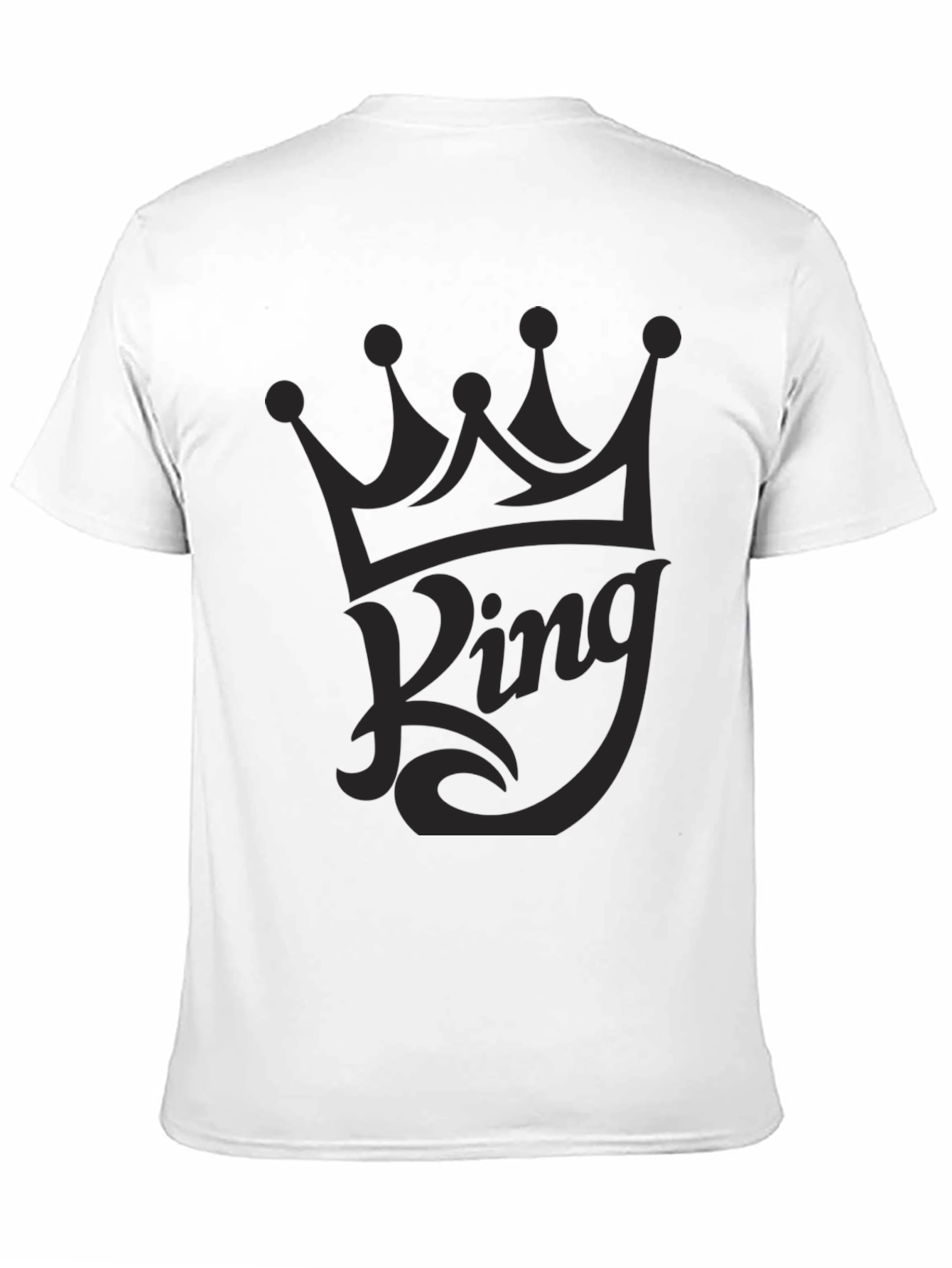 King Crown Graphic T-Shirt - Mens Black Tee