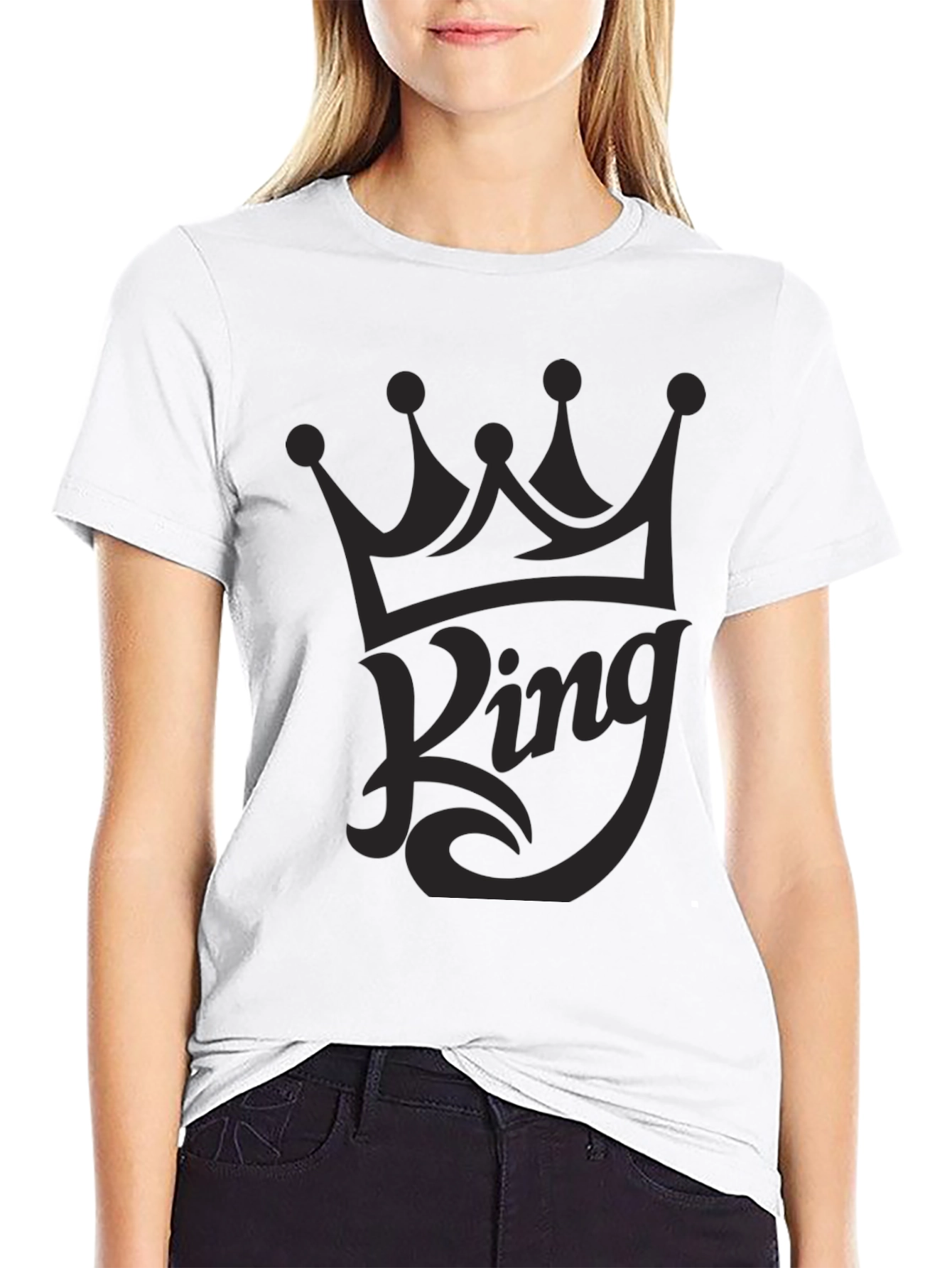 King Crown Graphic T-Shirt - Mens Black Tee