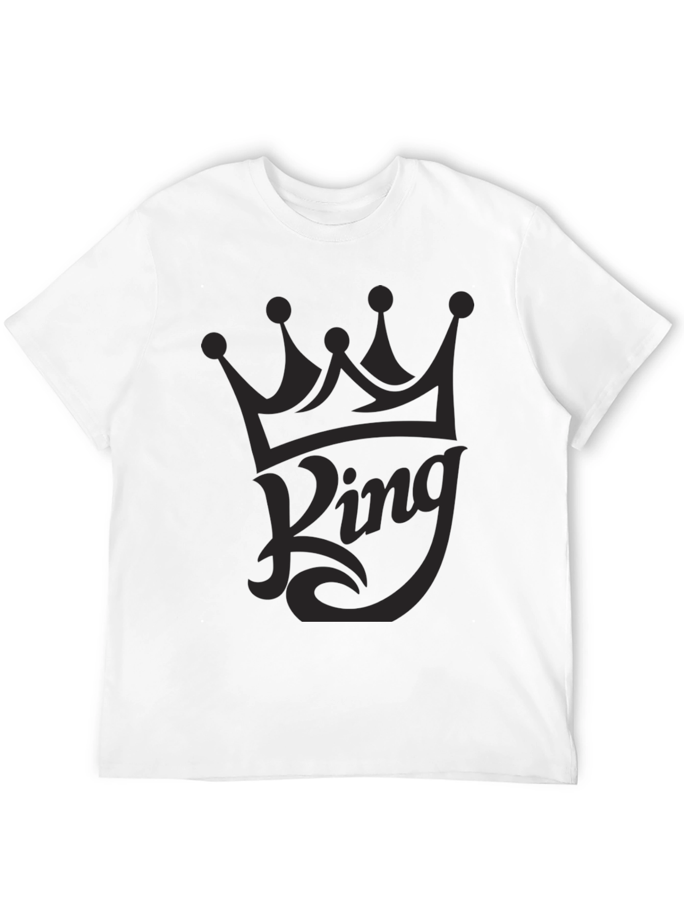 King Crown Graphic T-Shirt - Mens Black Tee