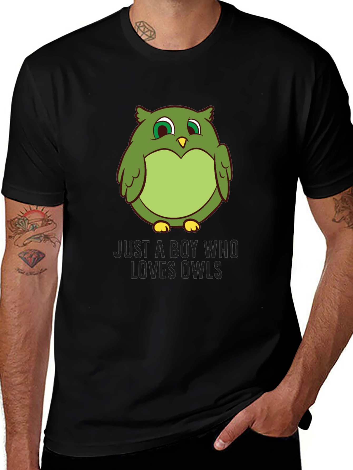 Just A Boy Who Loves Owls T-Shirt