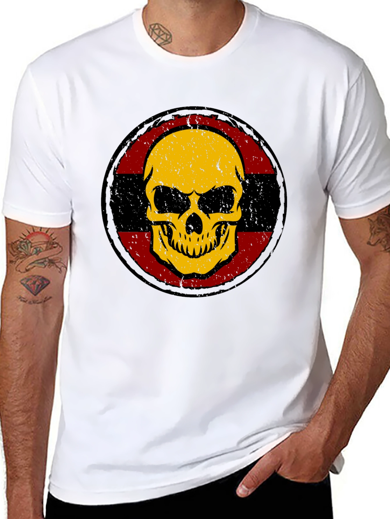 Edgy Skull Graphic T-Shirt