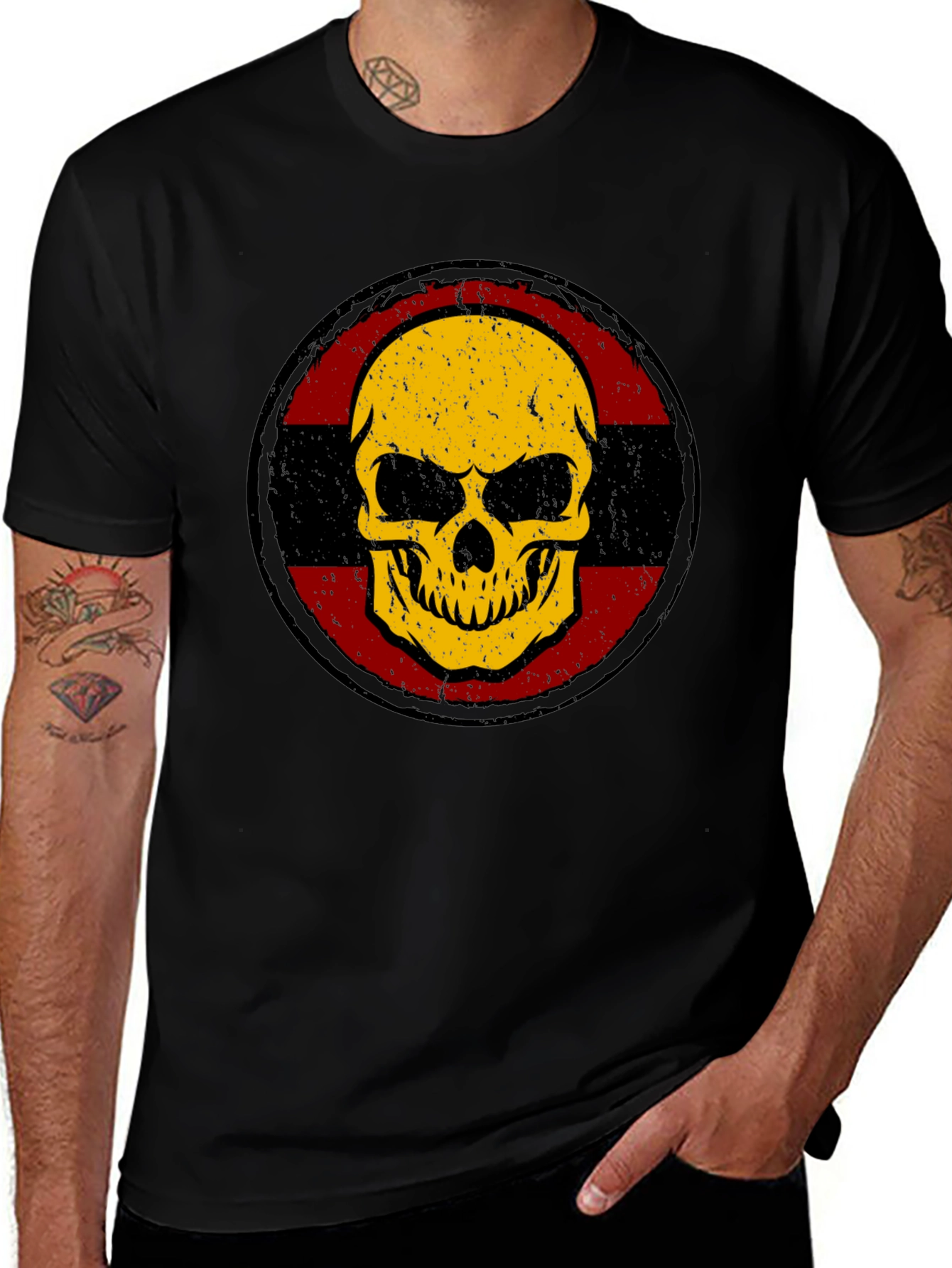 Edgy Skull Graphic T-Shirt