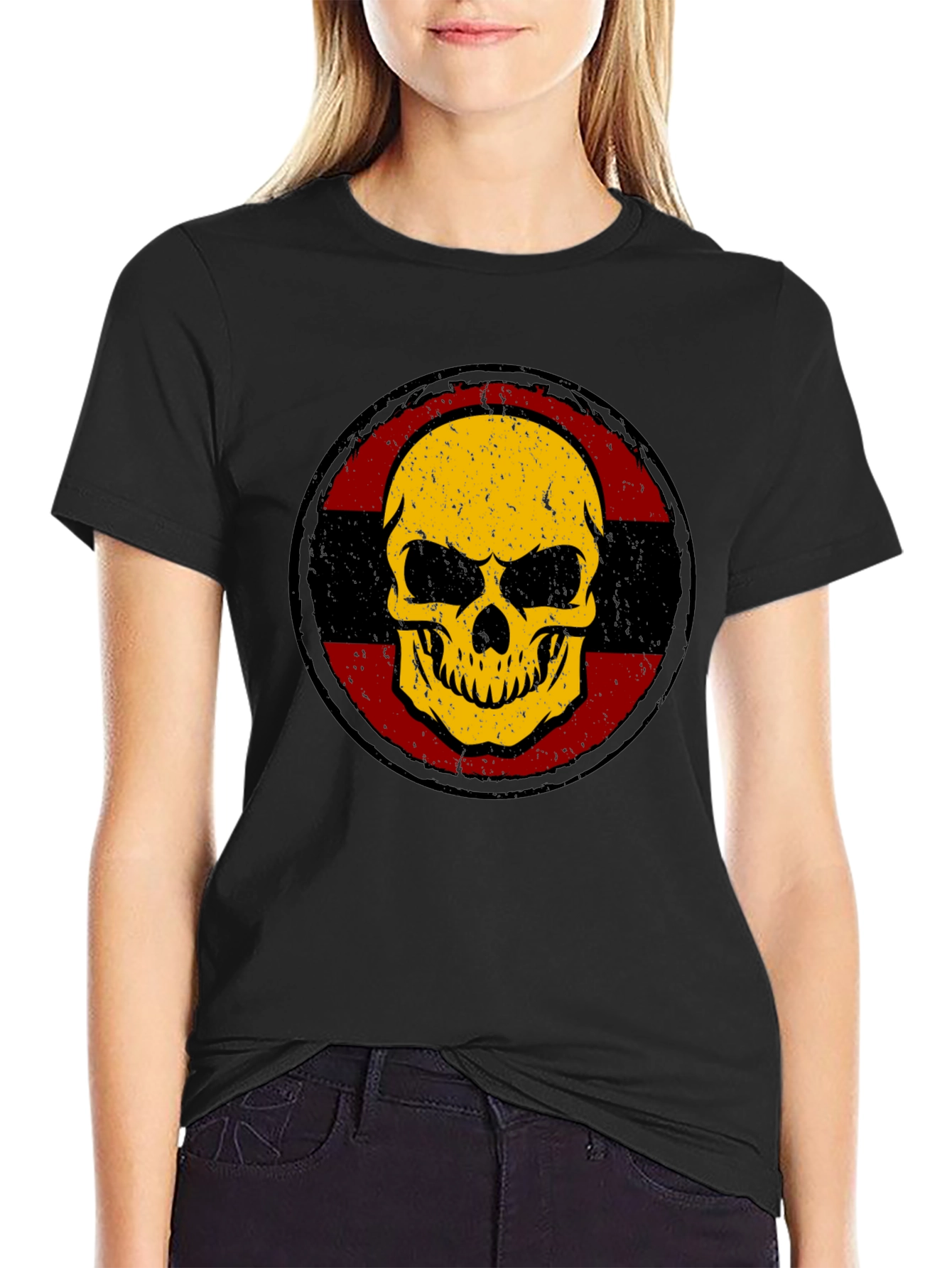 Edgy Skull Graphic T-Shirt