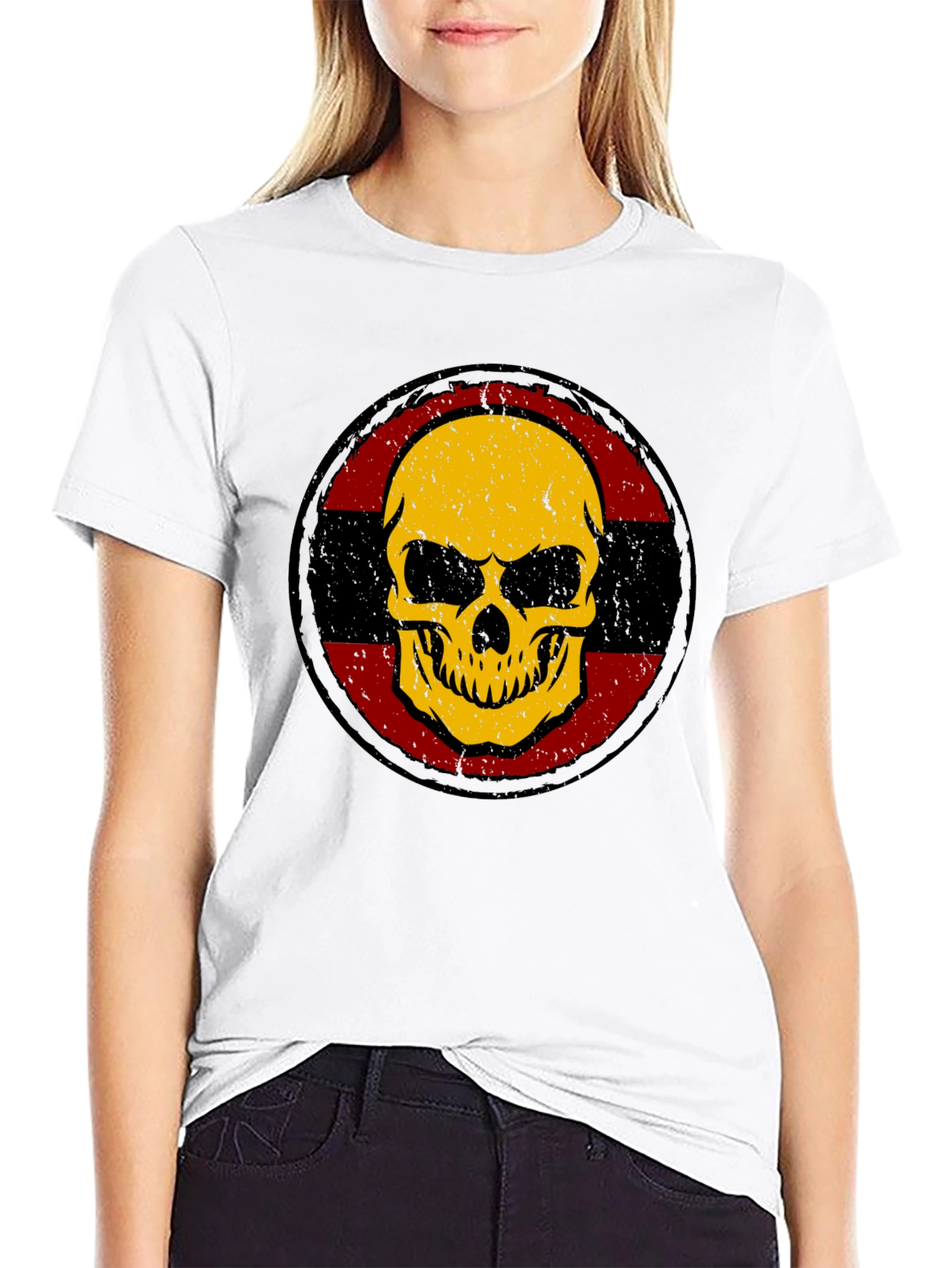 Edgy Skull Graphic T-Shirt