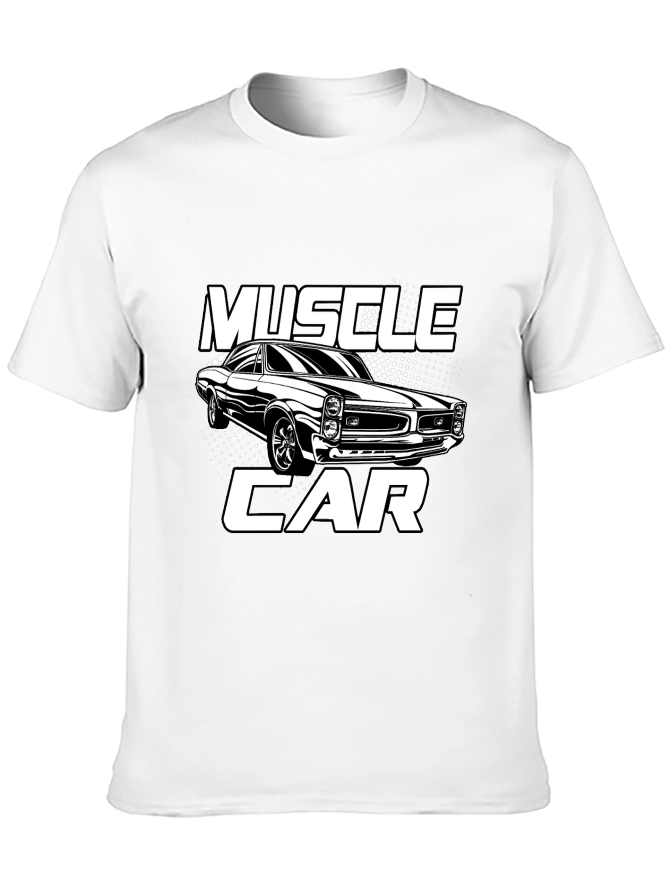 Muscle Car Graphic T-Shirt - Black