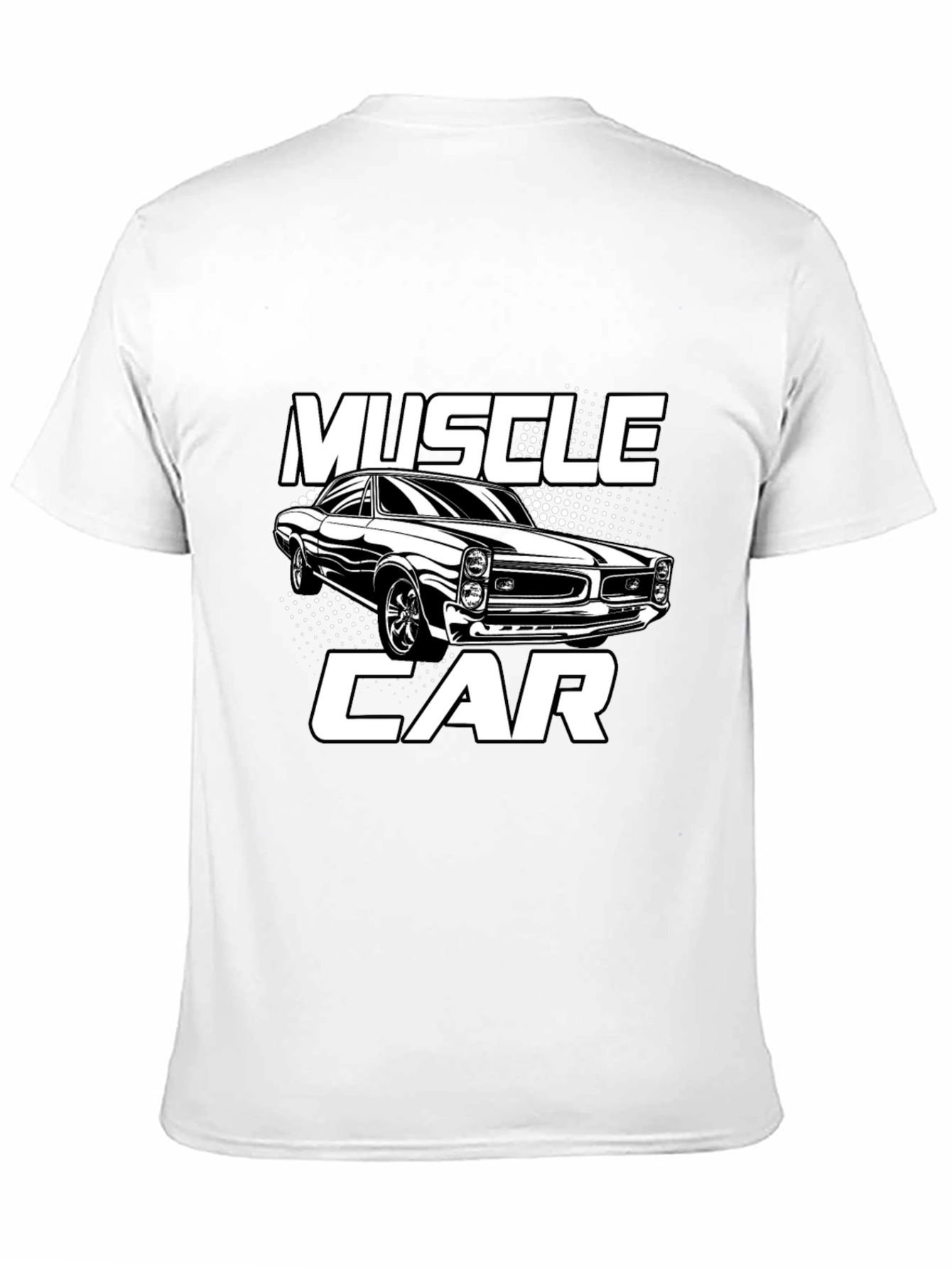 Muscle Car Graphic T-Shirt - Black