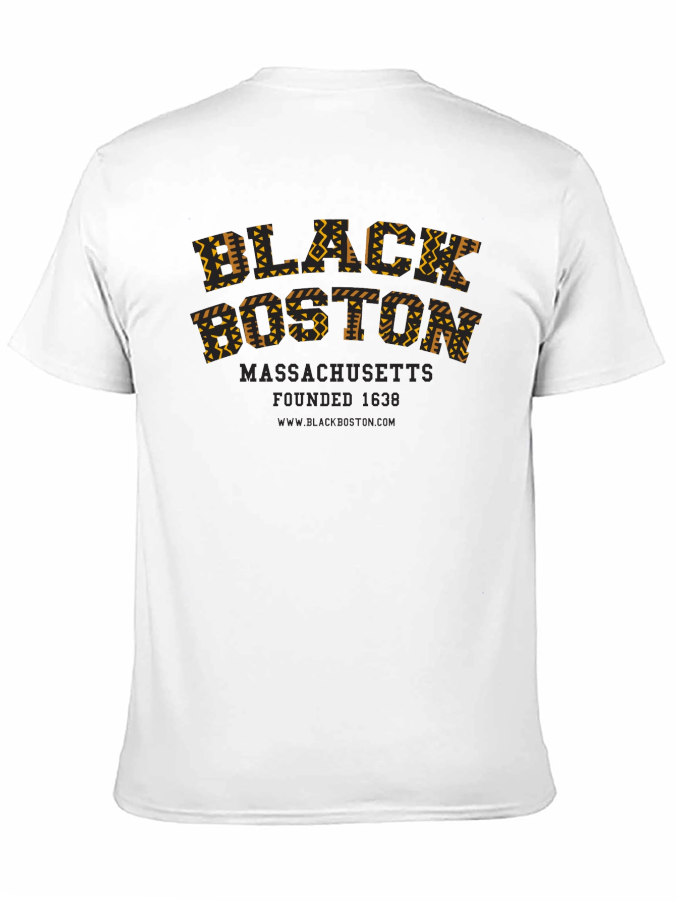 Black Boston Massachusetts T-Shirt