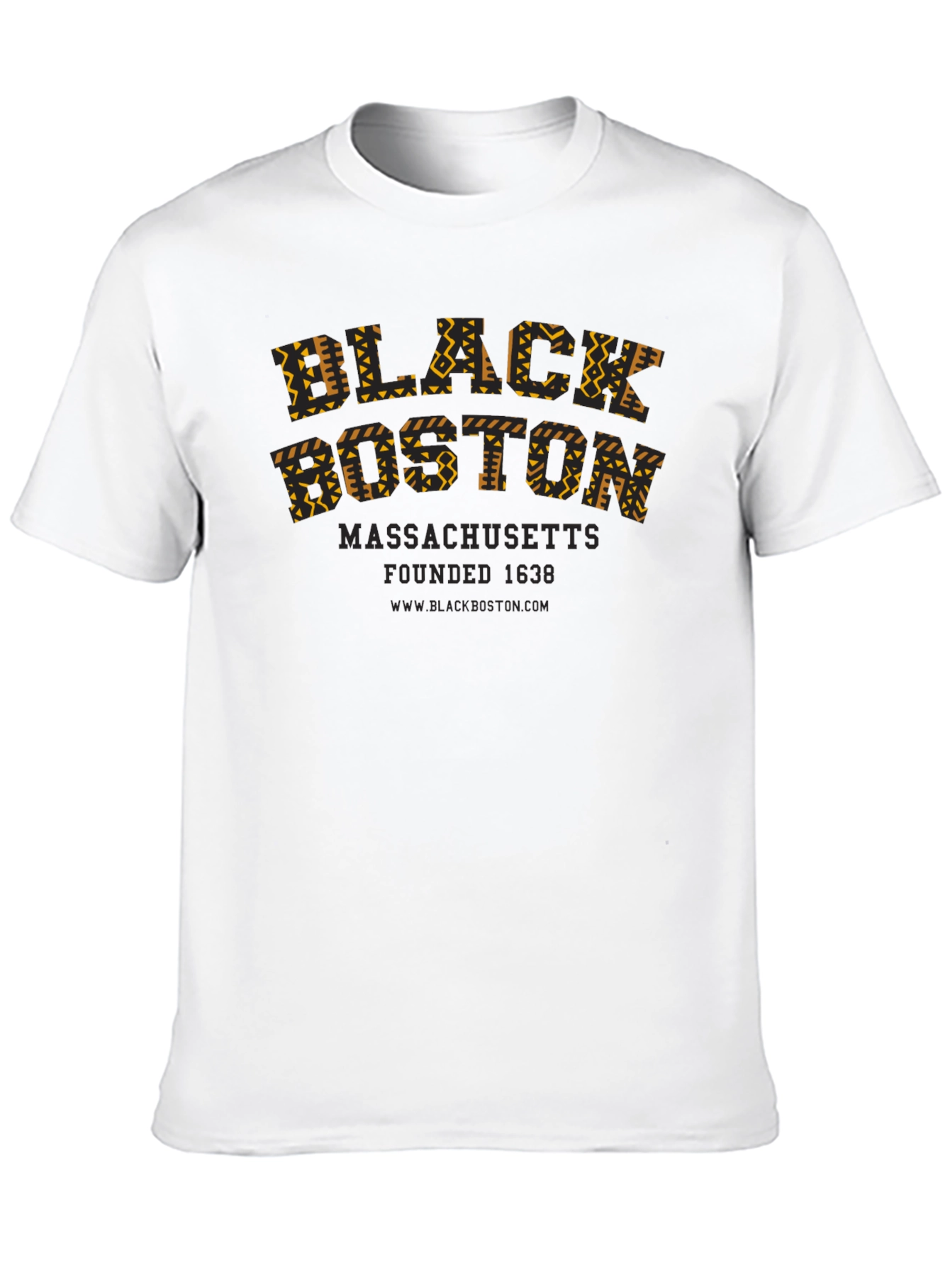Black Boston Massachusetts T-Shirt