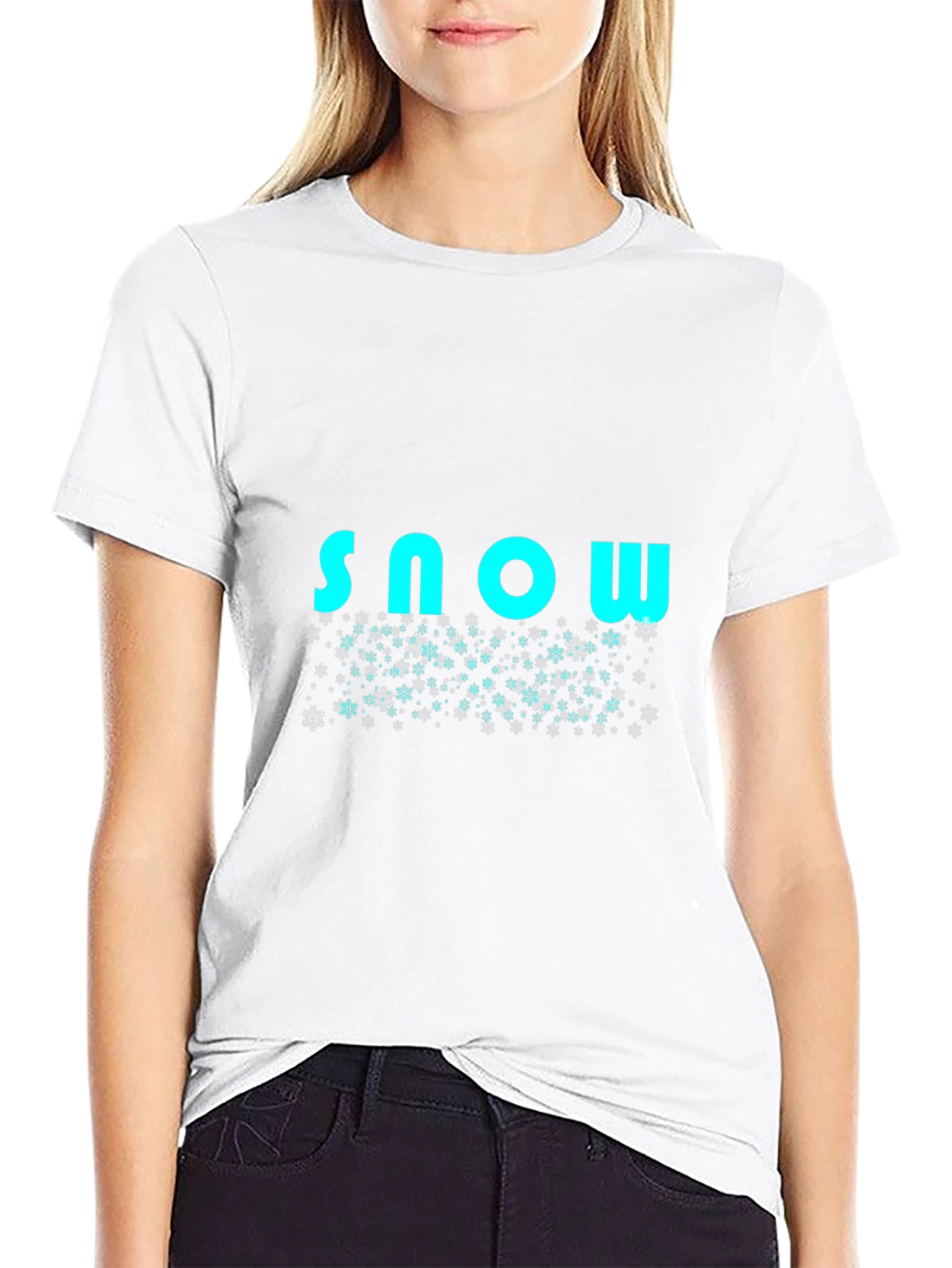 Snowflake T-Shirt - Stylish Winter Design