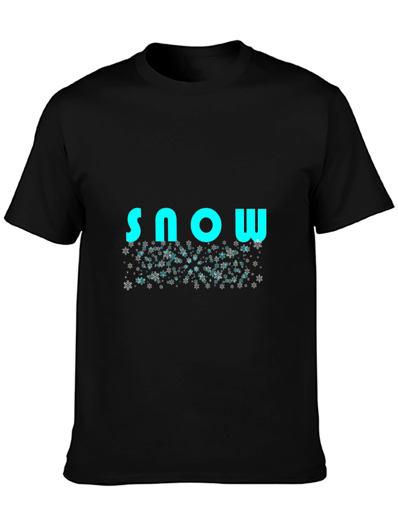 Snowflake T-Shirt - Stylish Winter Design