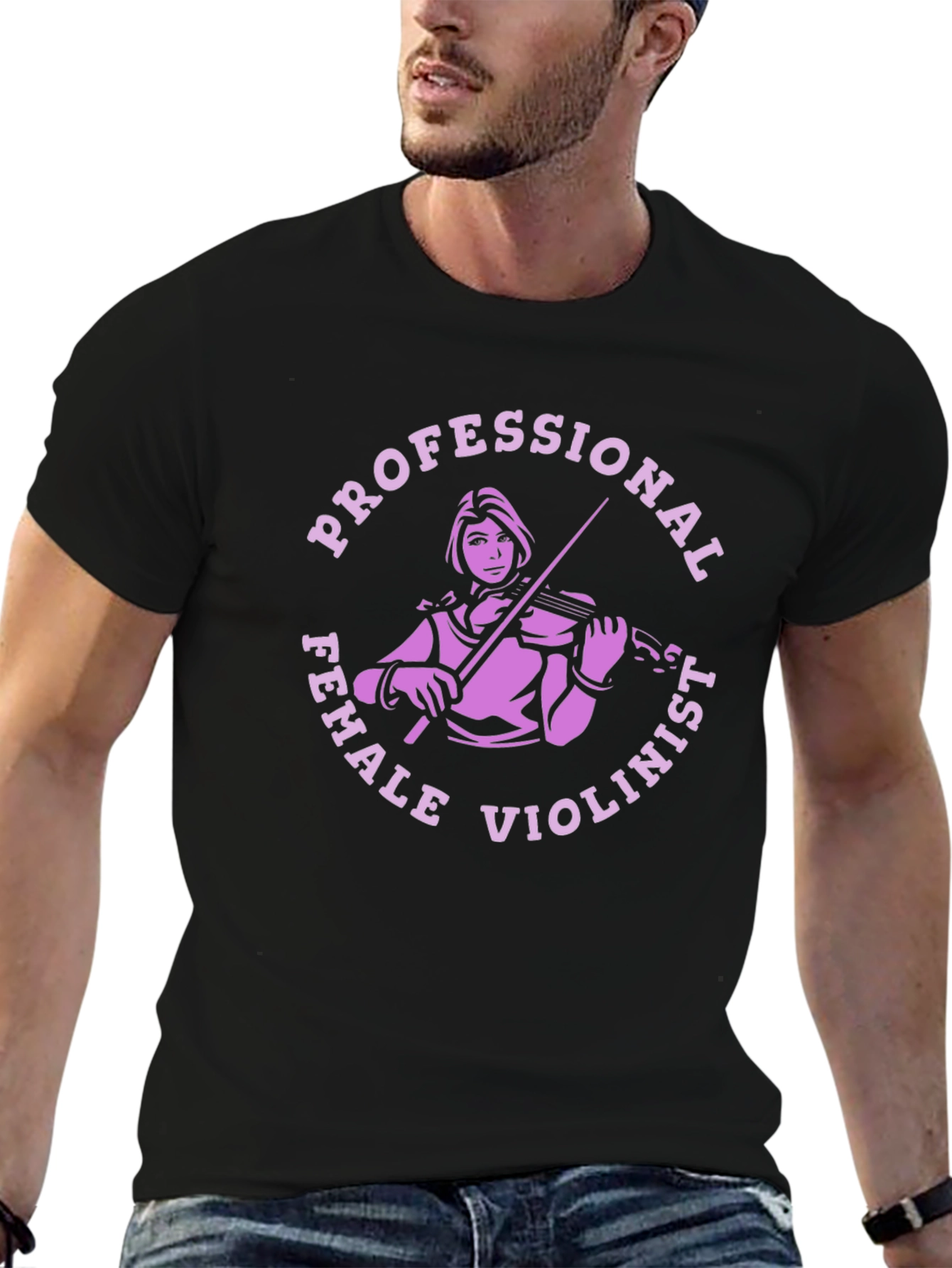 Professional Female Violinist Graphic Tee