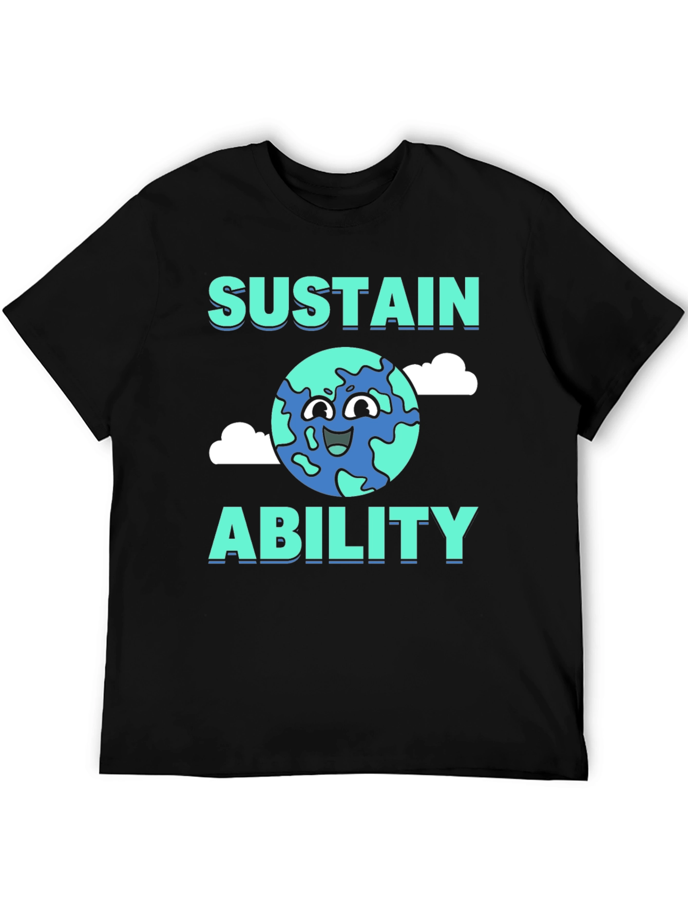 Sustain Ability Earth Graphic T-Shirt