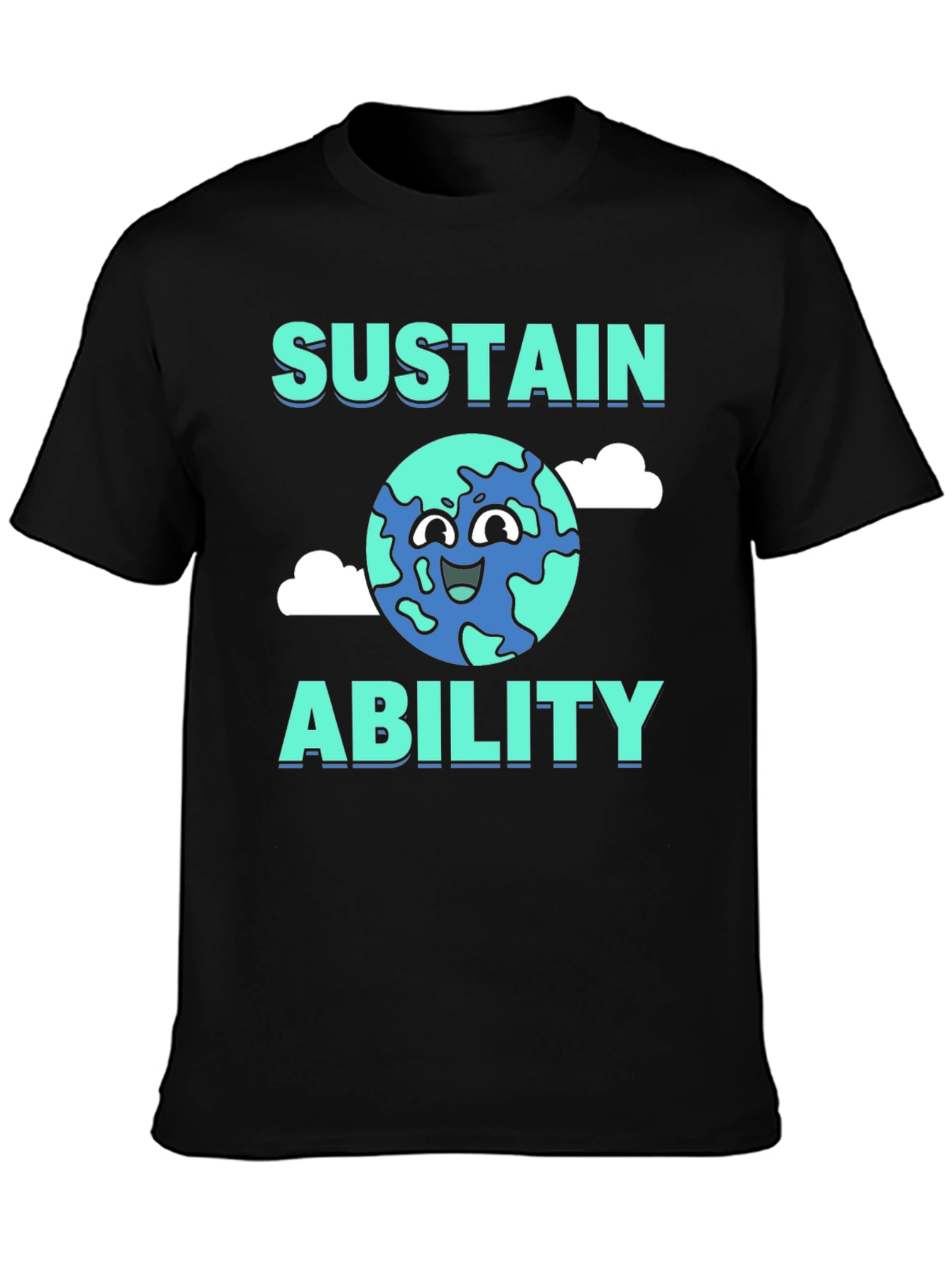 Sustain Ability Earth Graphic T-Shirt