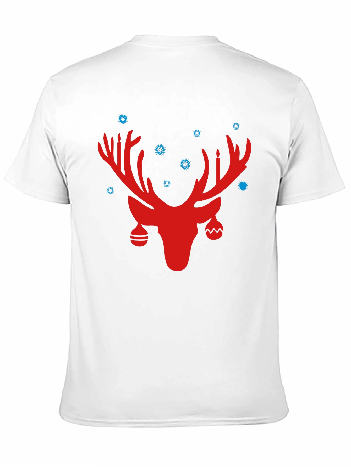 Festive Reindeer Graphic Tee - Holiday Style