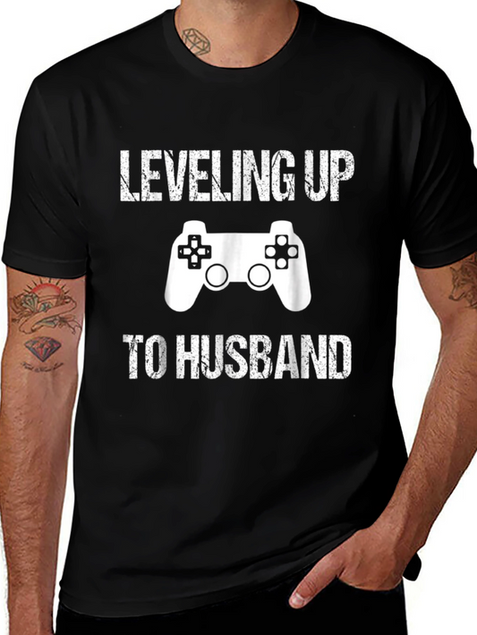 Leveling Up To Husband Gamer T-Shirt