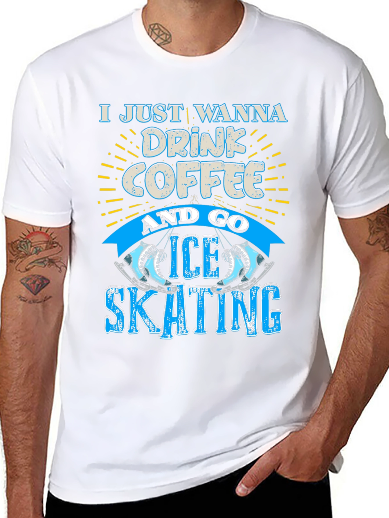 Coffee & Ice Skating Graphic Tee