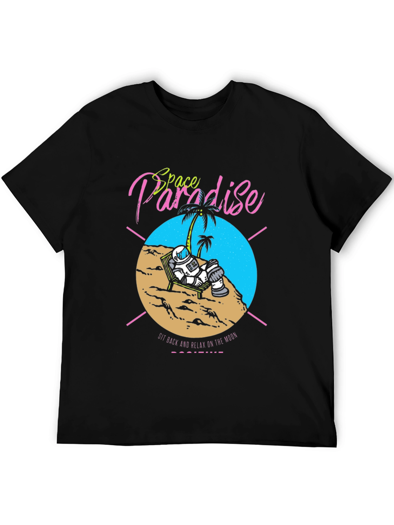 Space Paradise Astronaut Relaxing T-Shirt