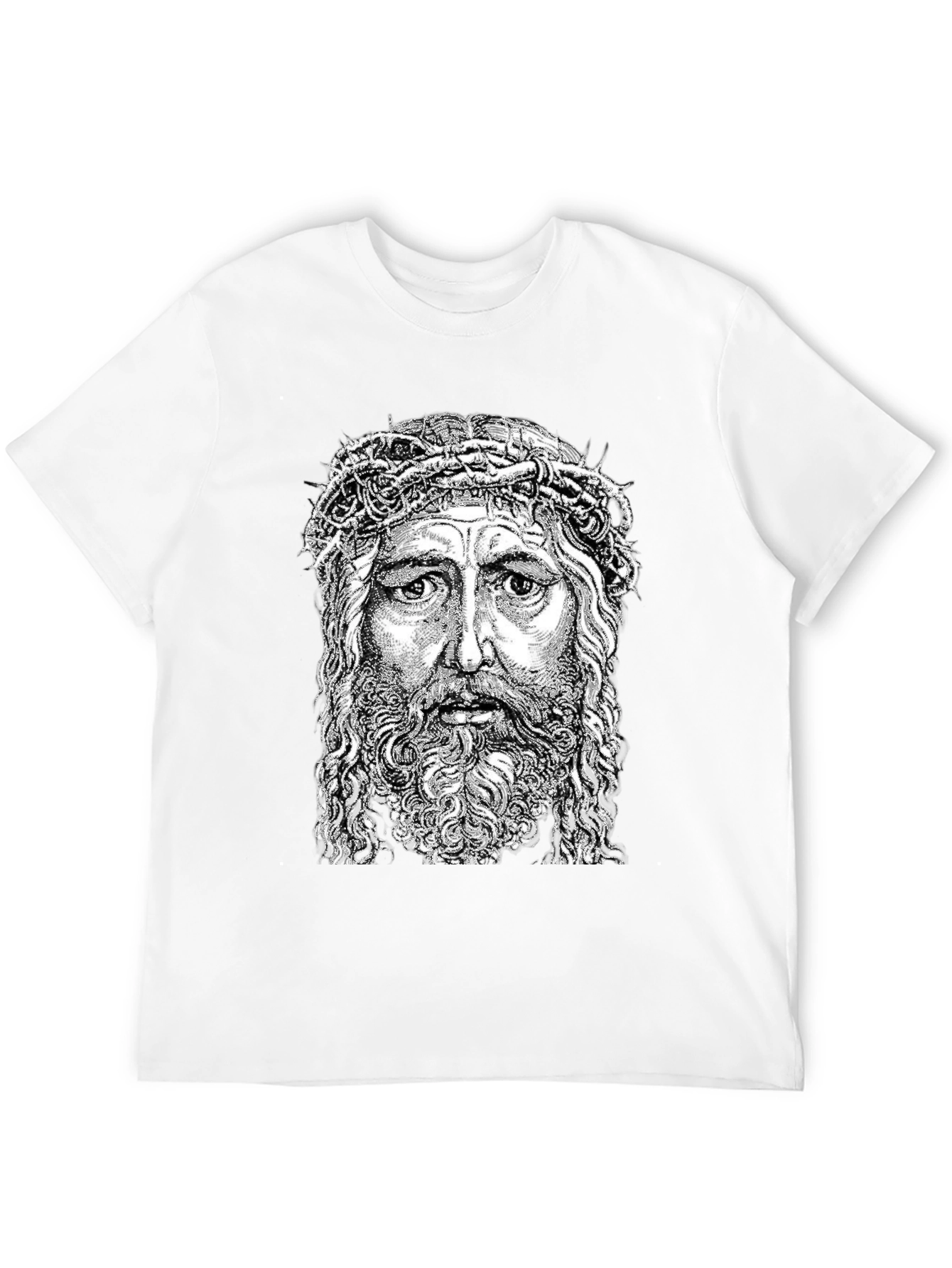 Jesus Graphic Tee - Crown of Thorns Design