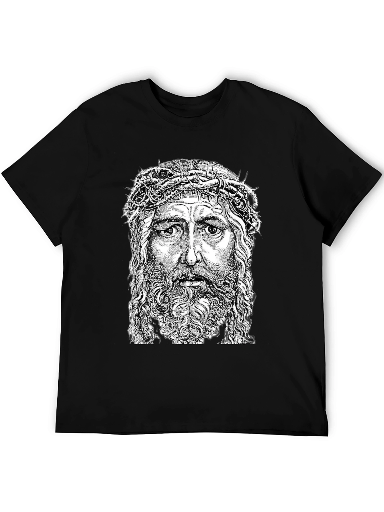 Jesus Graphic Tee - Crown of Thorns Design