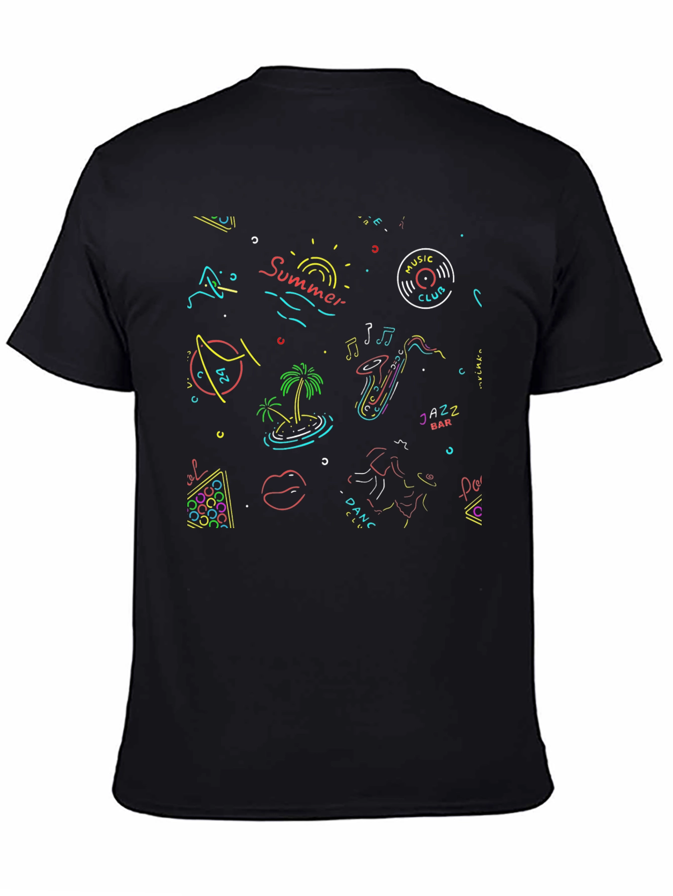 Neon Summer Club T-Shirt