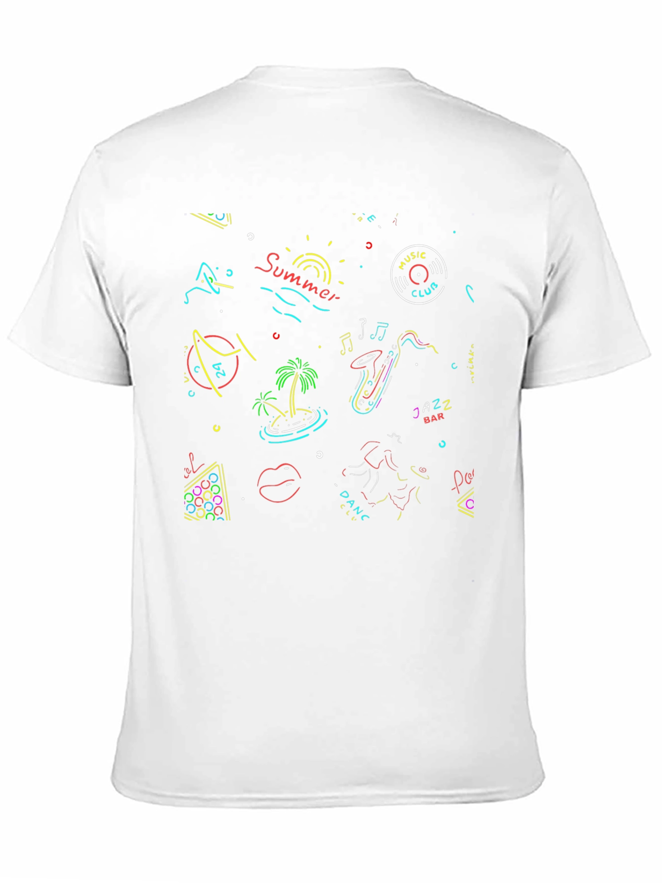 Neon Summer Club T-Shirt