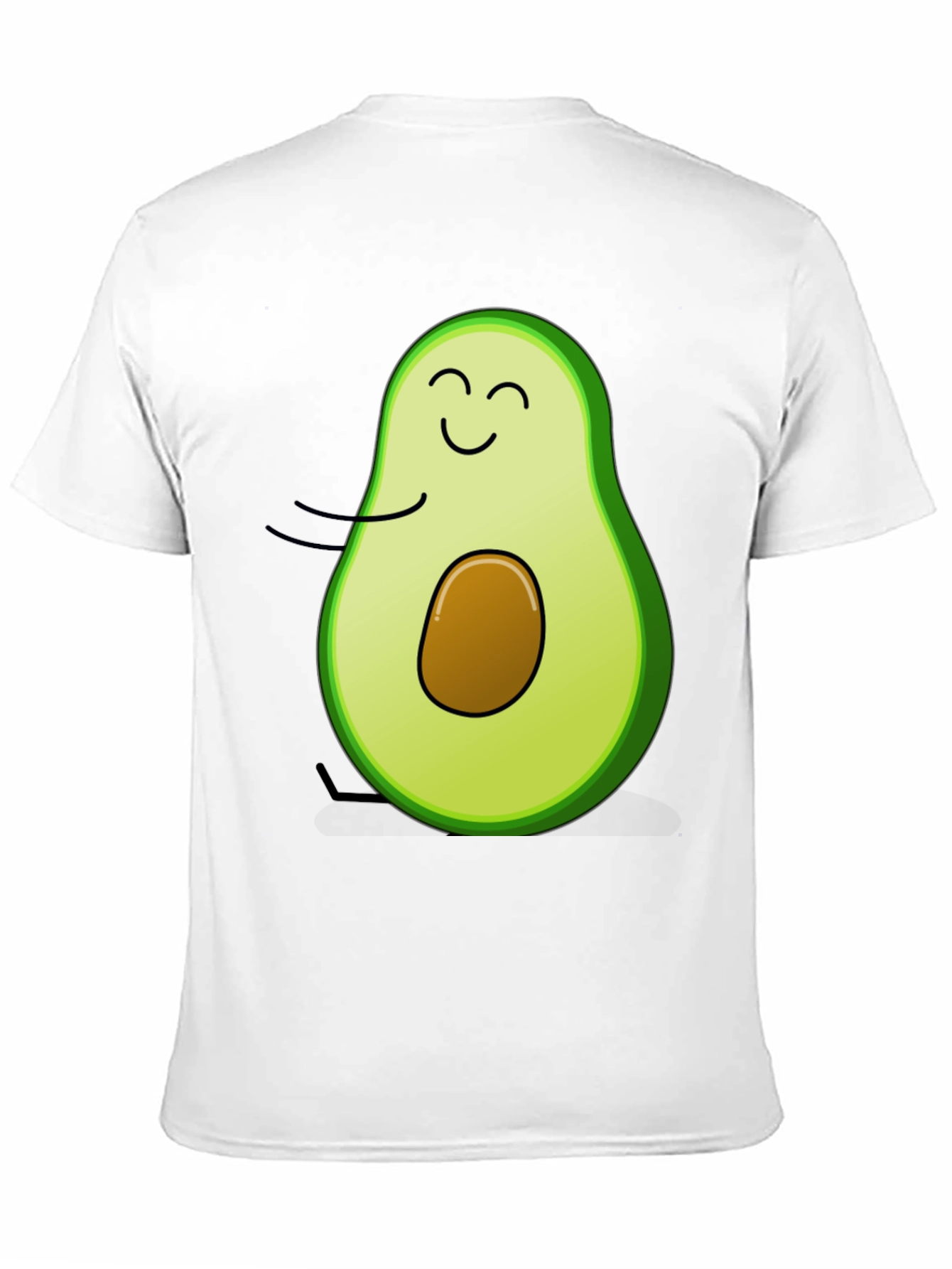 Avocado Graphic Print T-Shirt - Cute Foodie Tee