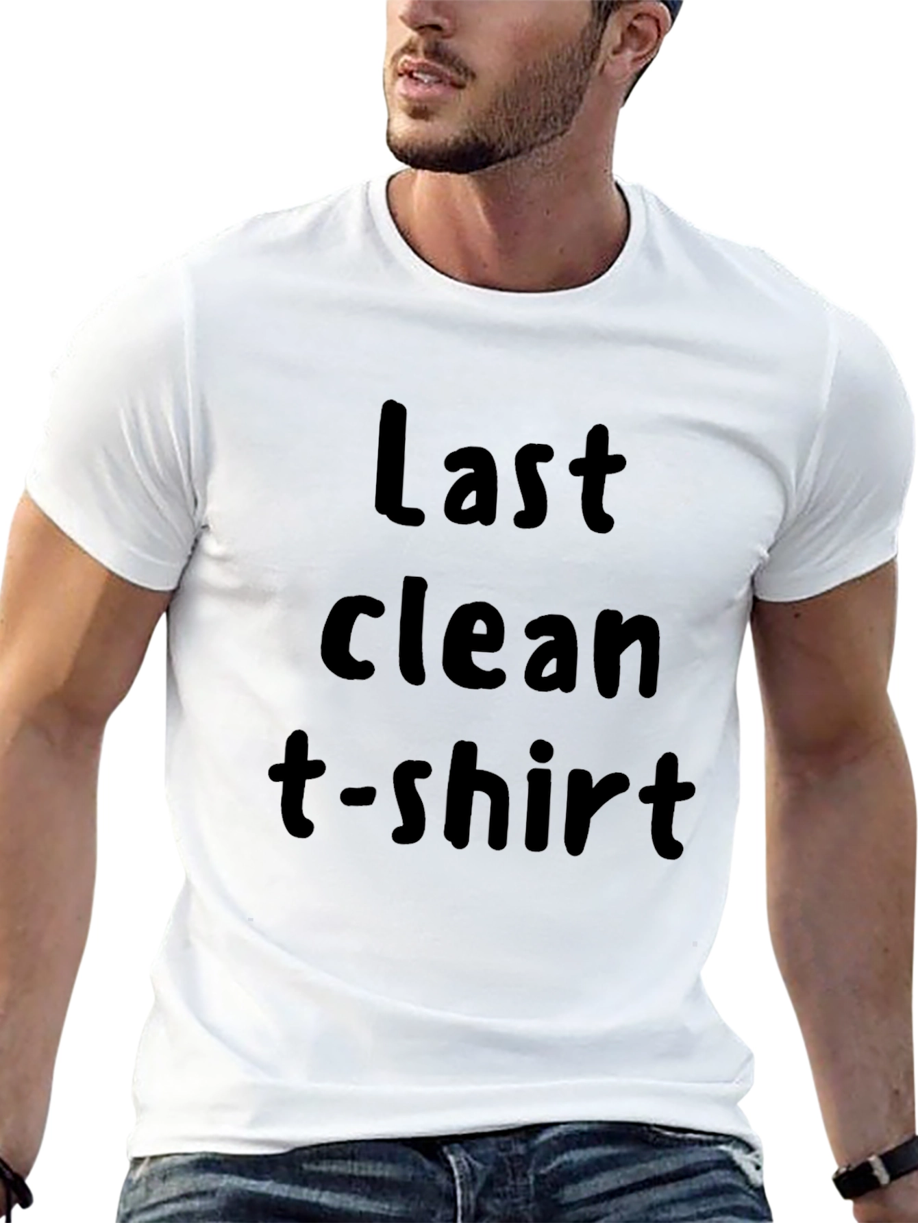 Last Clean T-Shirt Graphic Tee - Black