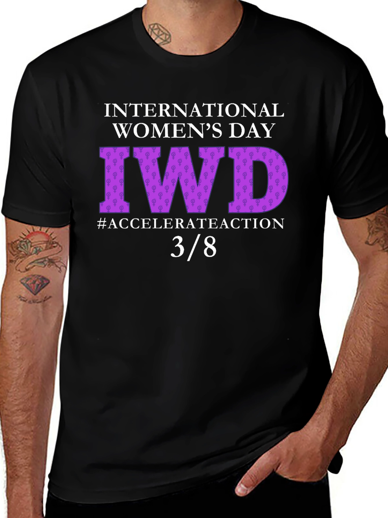 International Womens Day T-Shirt - #AccelerateAction