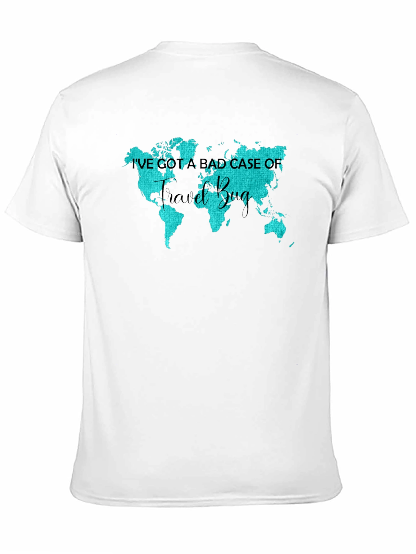 Travel Bug Tee: World Map Graphic T-Shirt