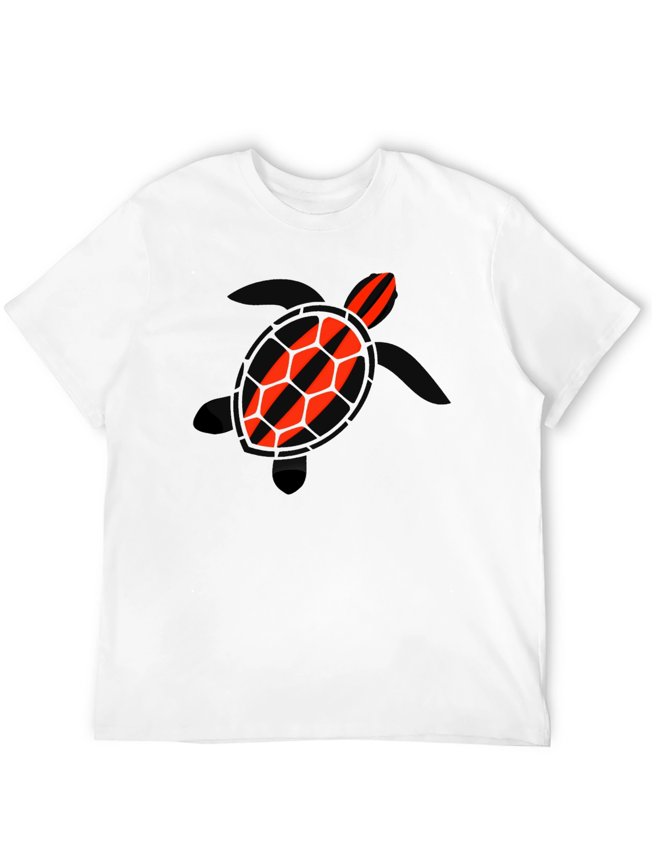 Turtle Graphic Tee - Black Casual Shirt