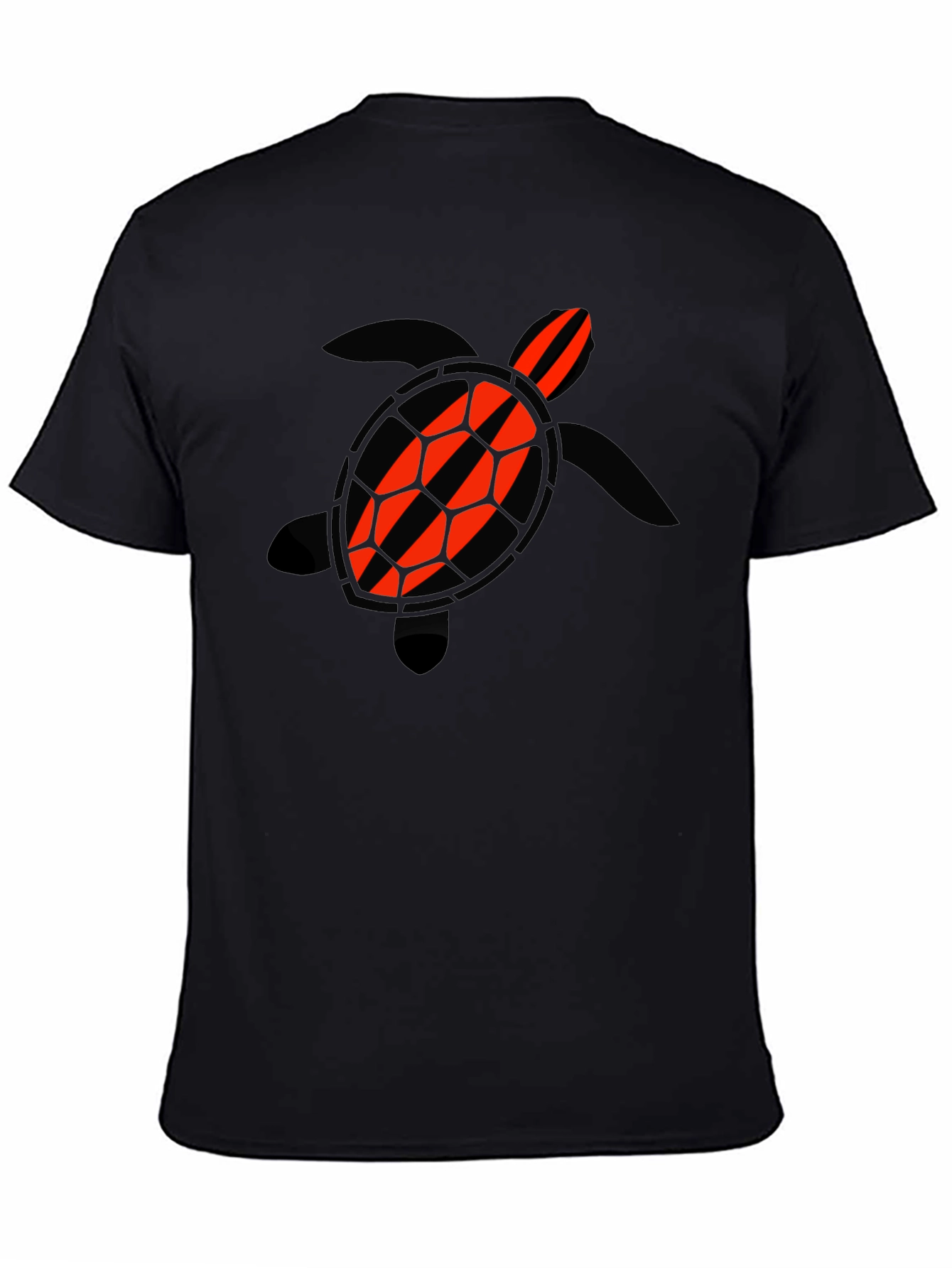 Turtle Graphic Tee - Black Casual Shirt