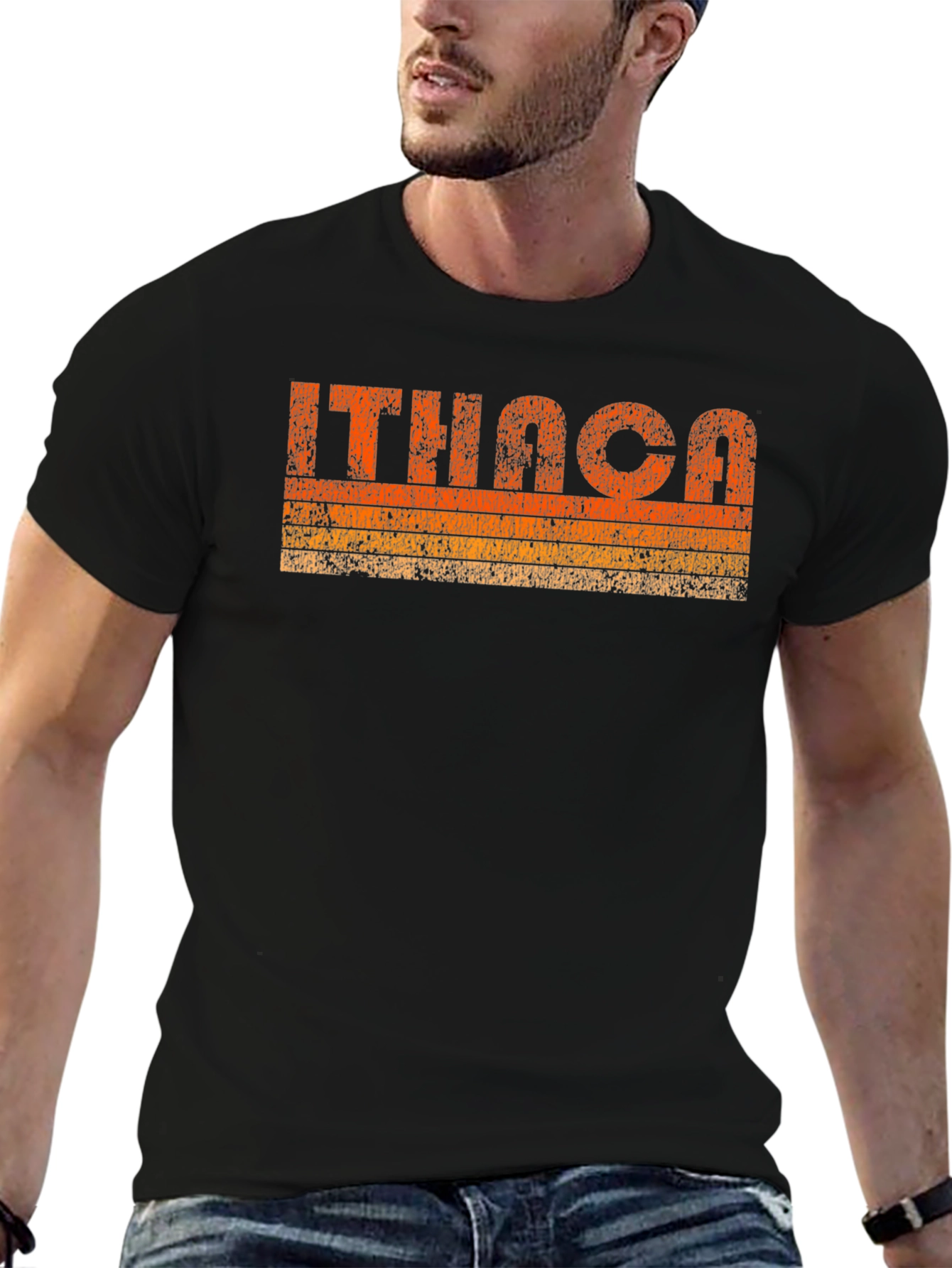Ithaca Retro Style Graphic Tee