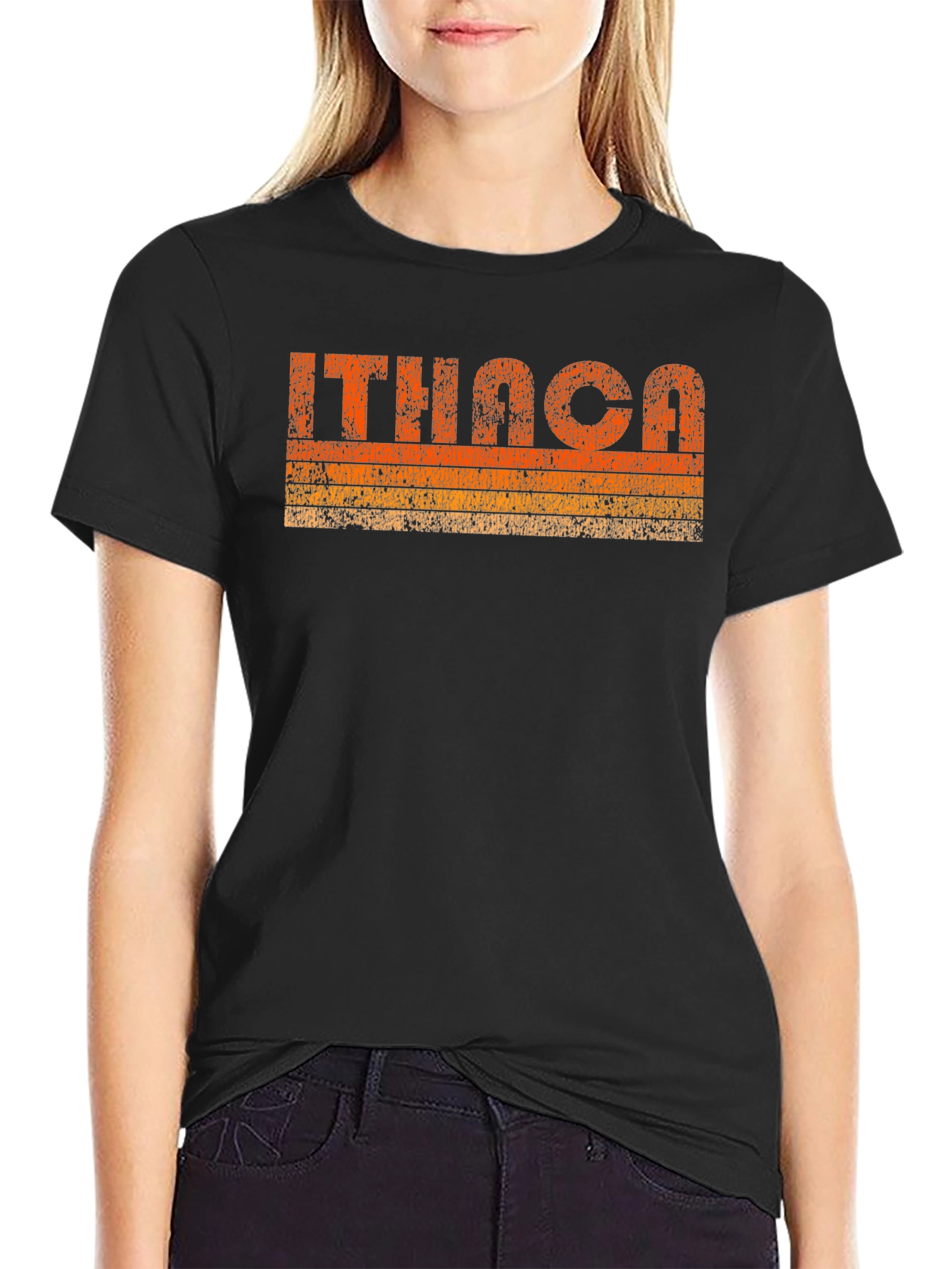 Ithaca Retro Style Graphic Tee