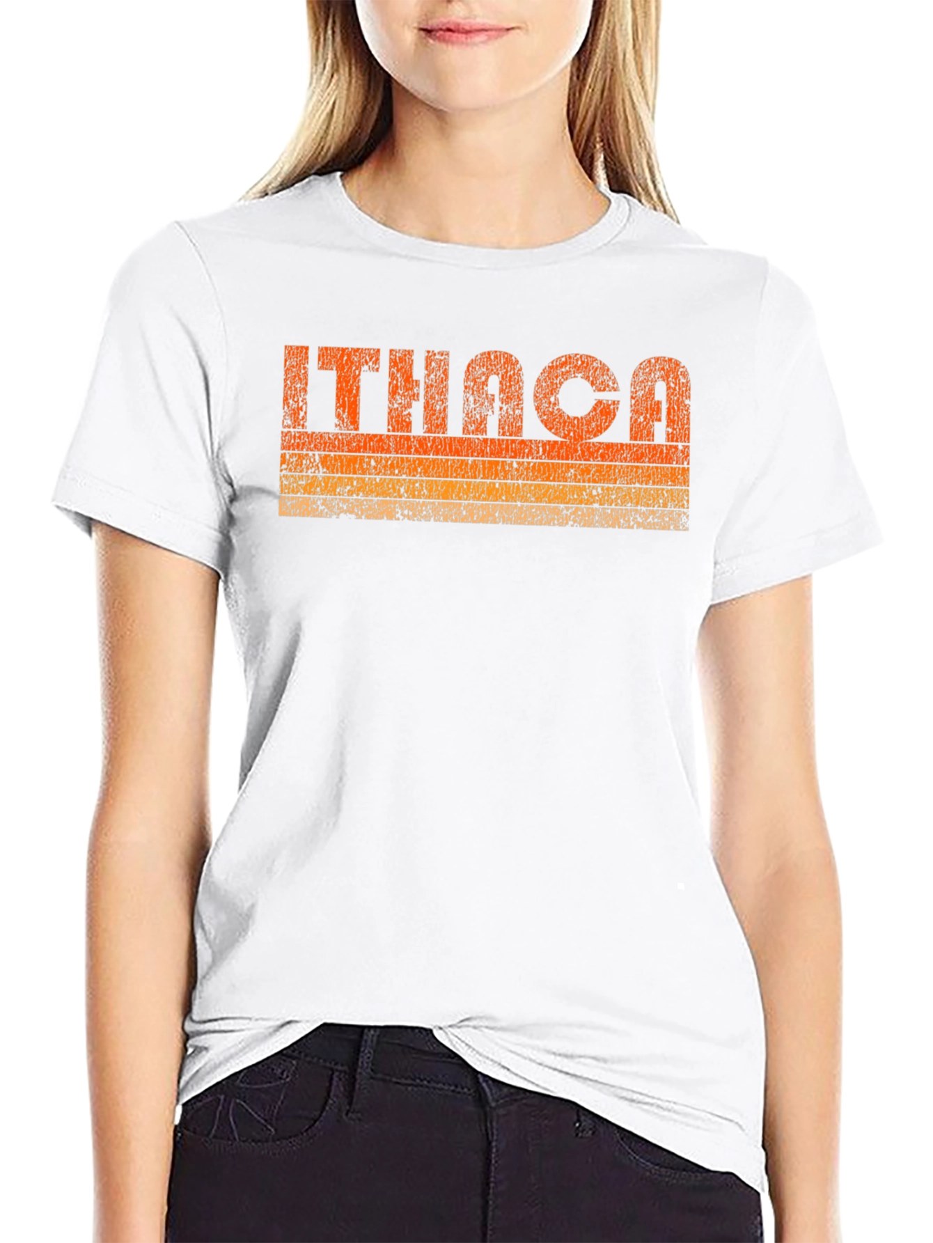 Ithaca Retro Style Graphic Tee
