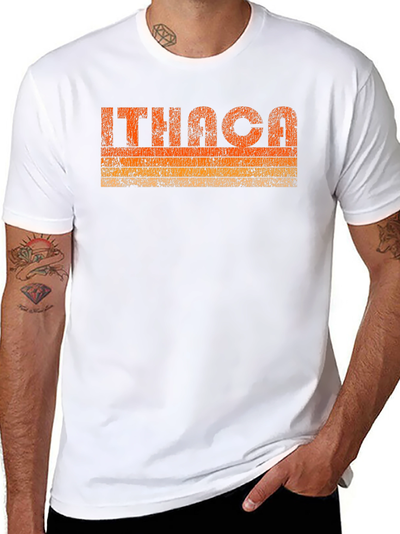 Ithaca Retro Style Graphic Tee