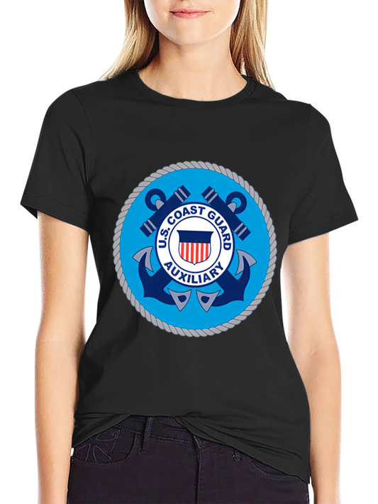 U.S. Coast Guard Auxiliary T-Shirt Black