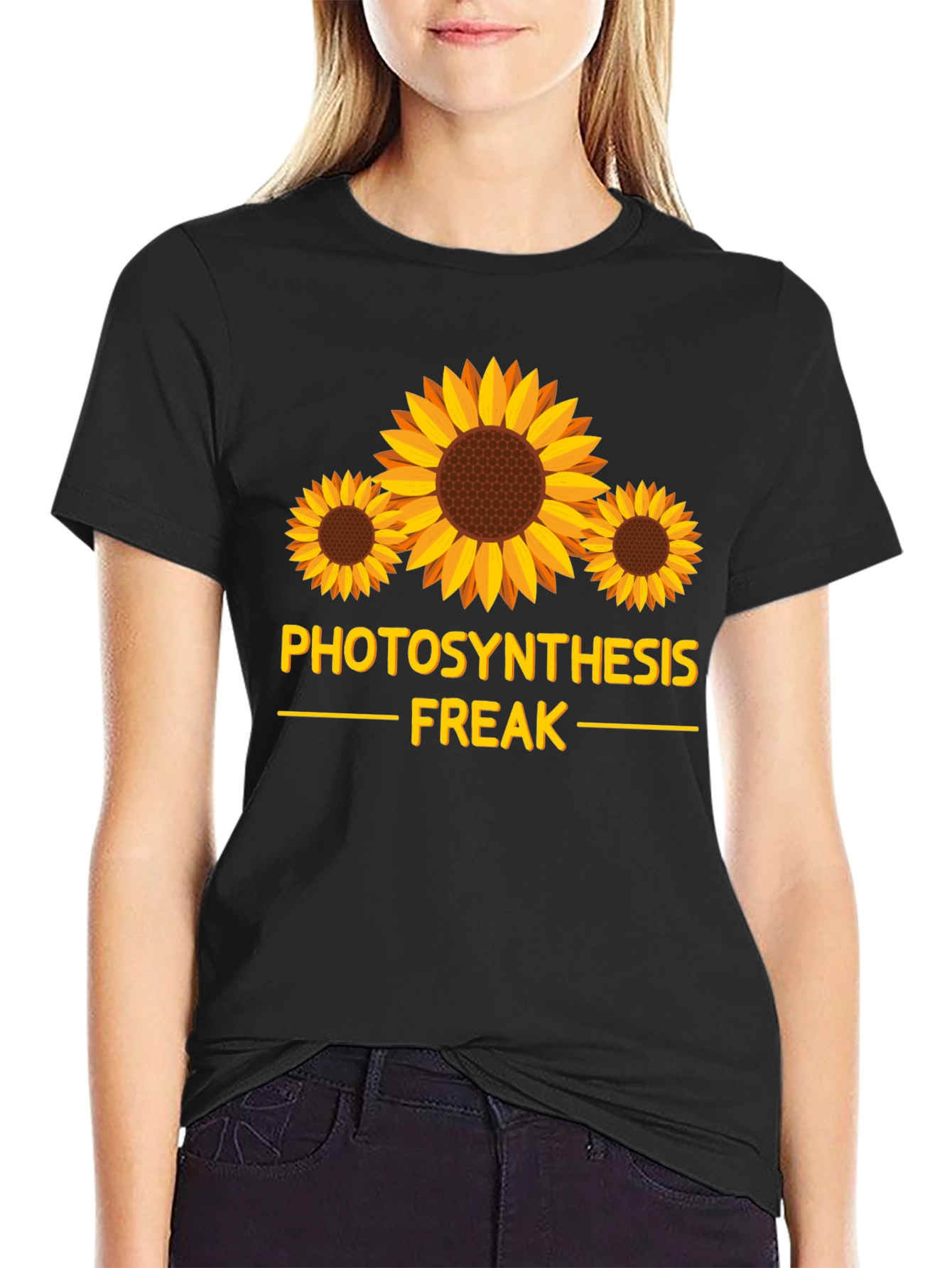 Photosynthesis Freak Sunflower Graphic Tee