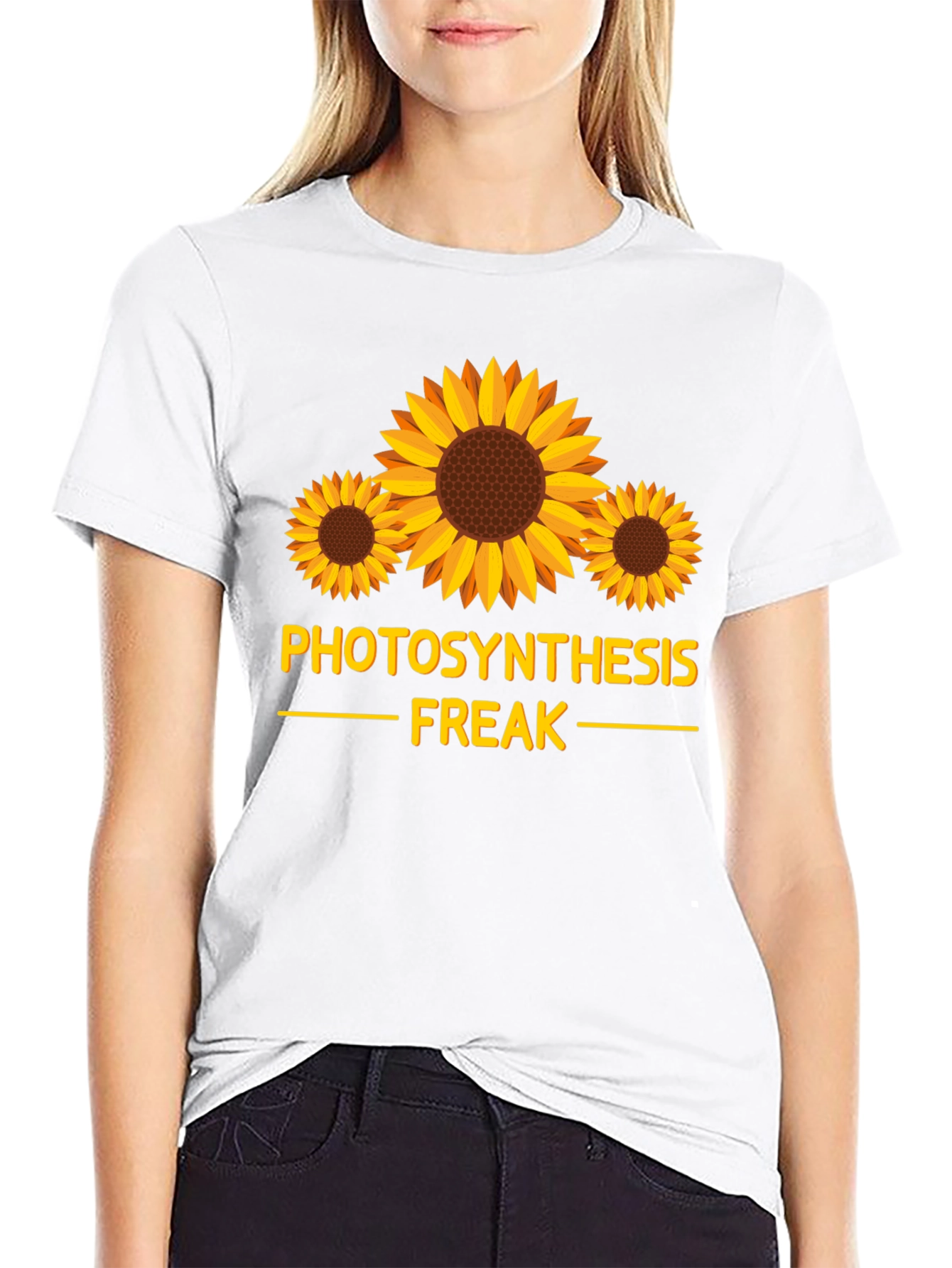 Photosynthesis Freak Sunflower Graphic Tee