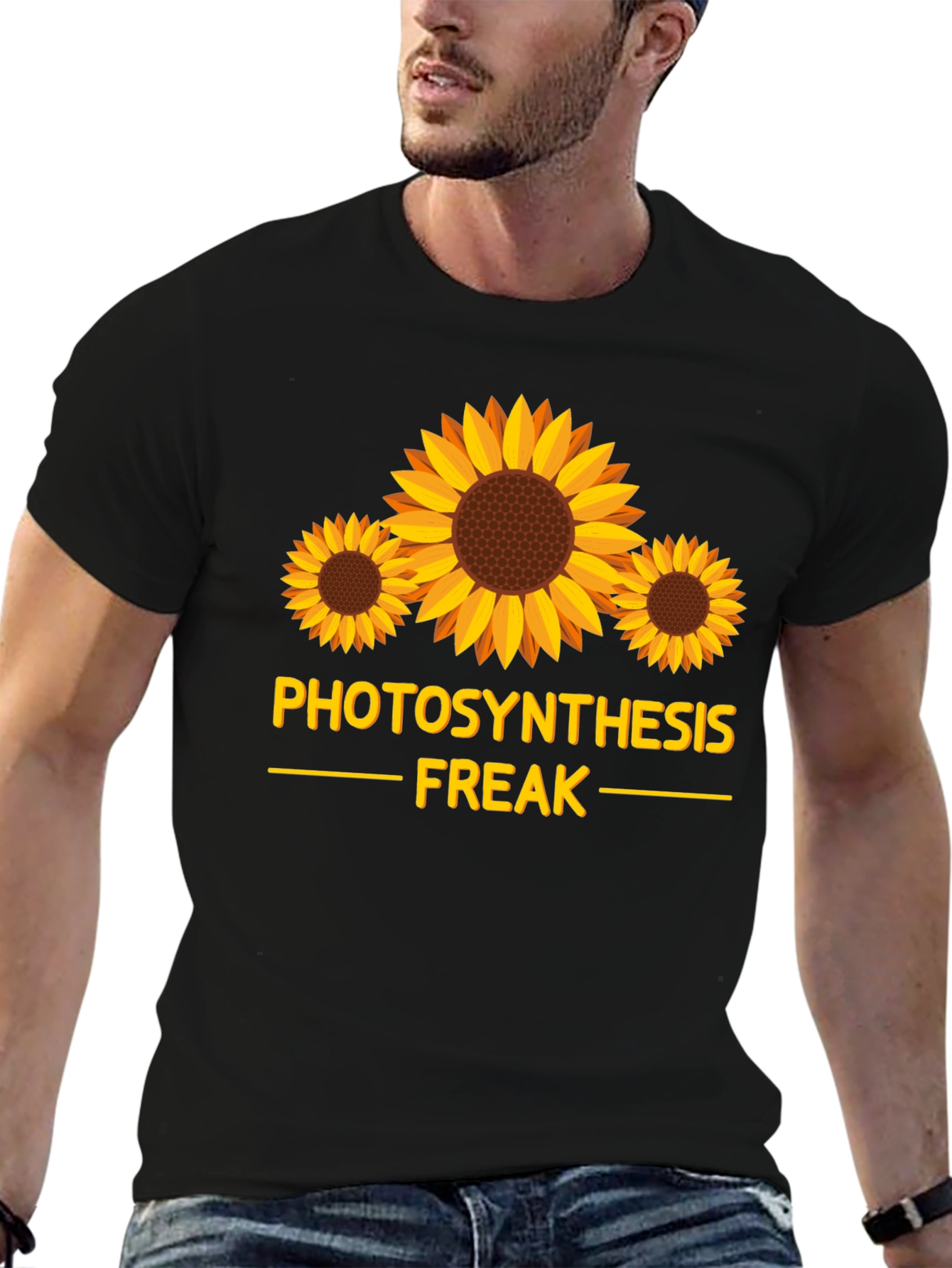 Photosynthesis Freak Sunflower Graphic Tee