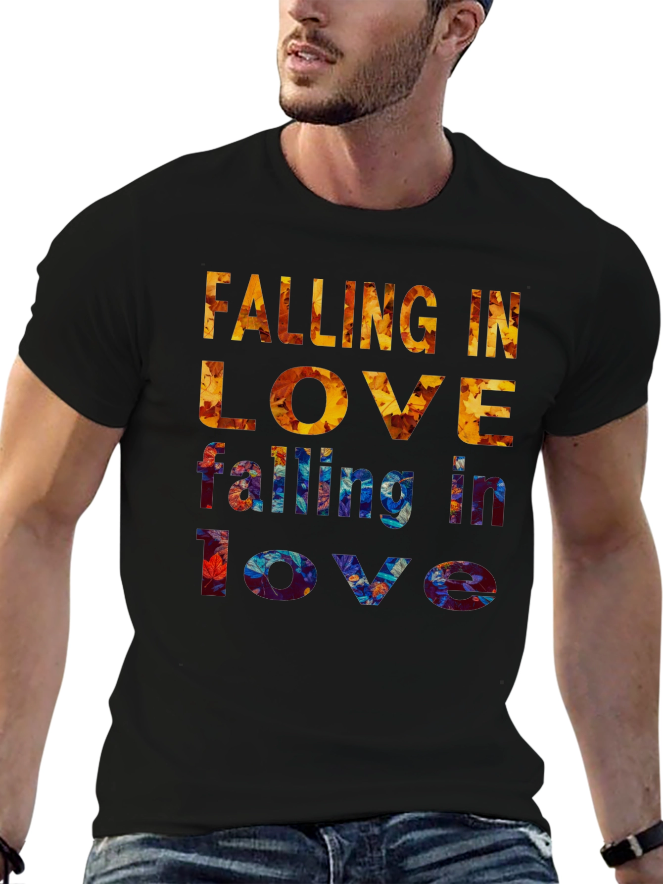 Falling In Love Graphic Print Tee