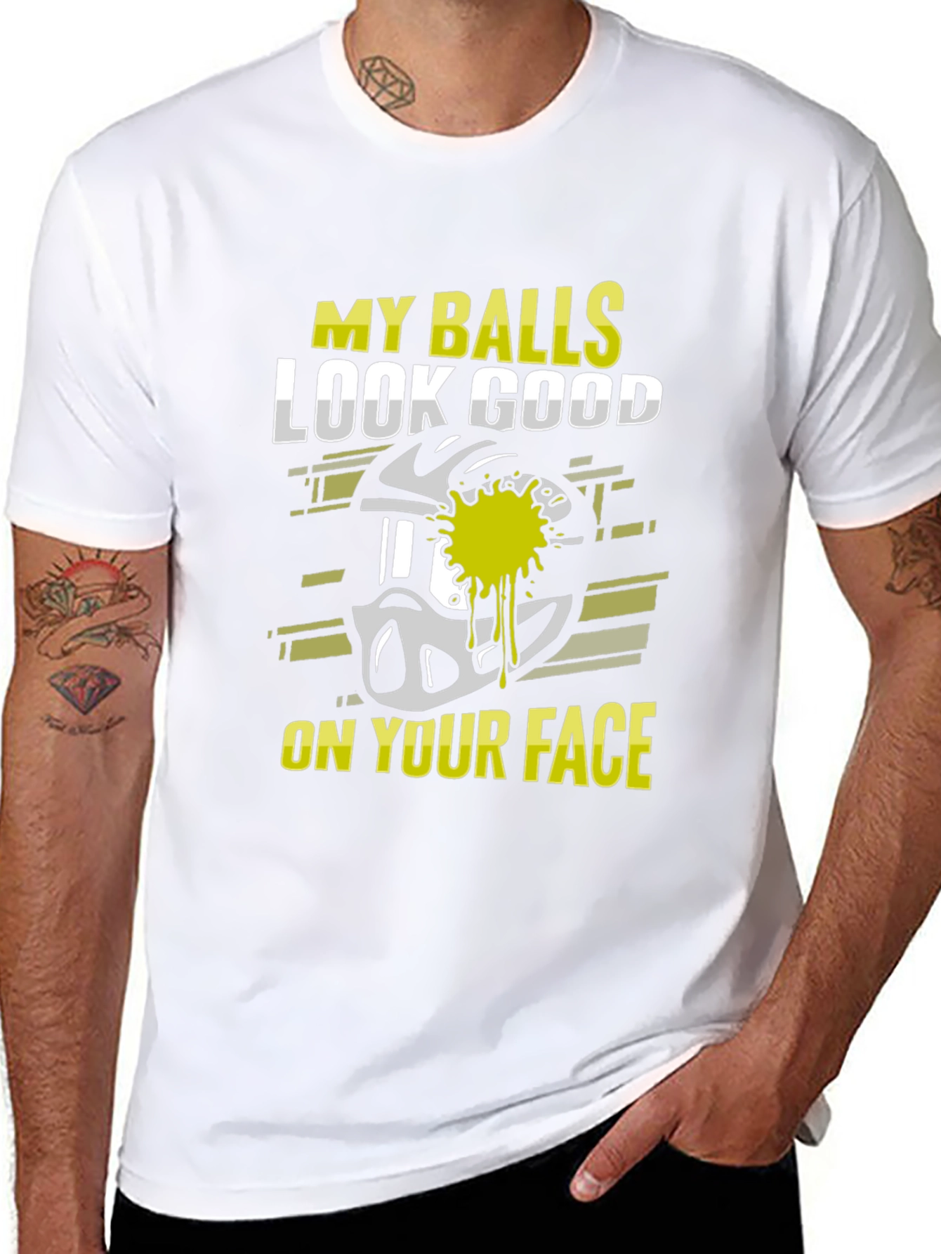 Funny Paintball T-Shirt - My Balls Look Good