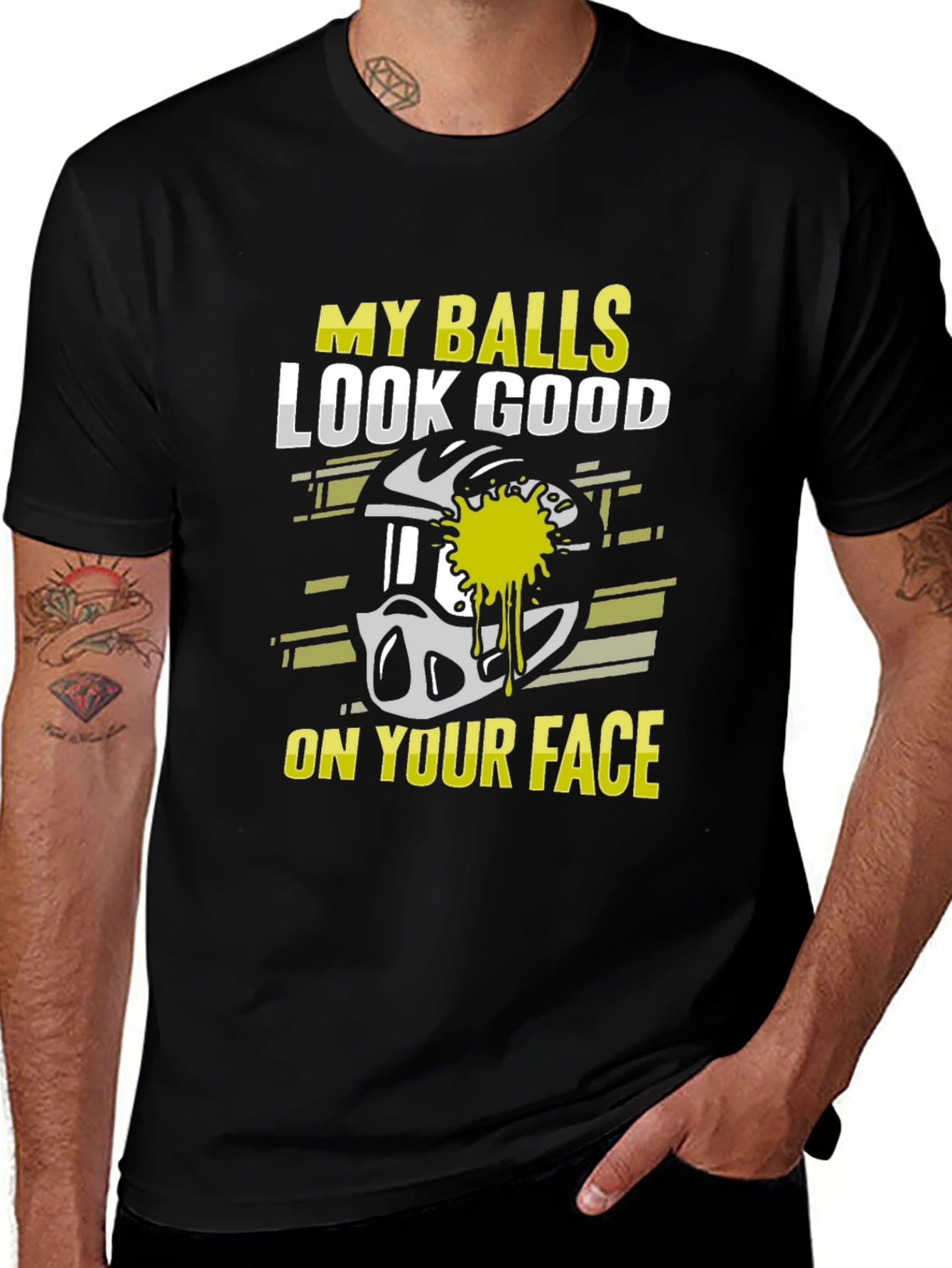 Funny Paintball T-Shirt - My Balls Look Good